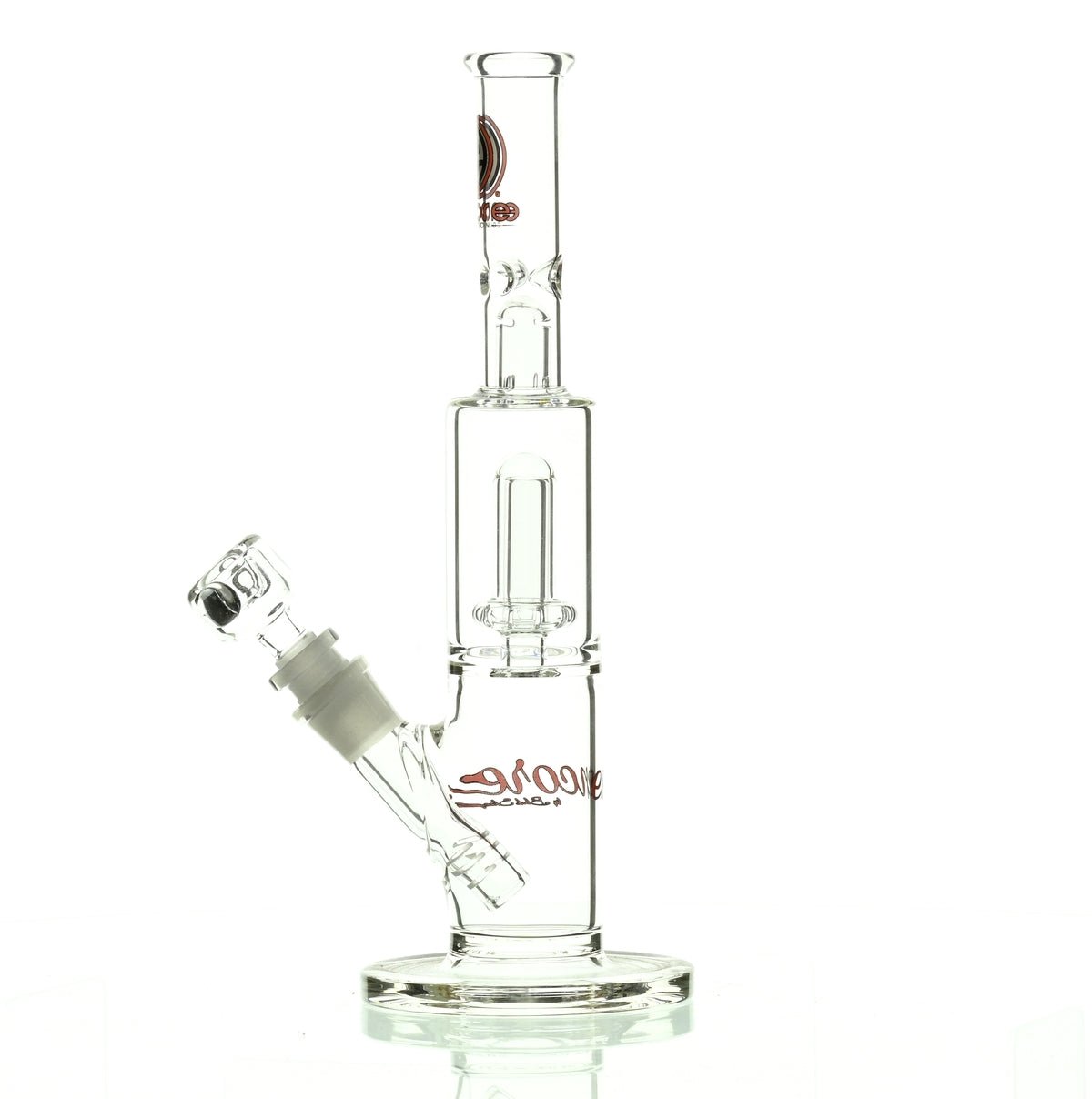ENCORE 10" STRAIGHT TUBE W/SHOWERHEAD RED - Smoke Spot Smoke Shop