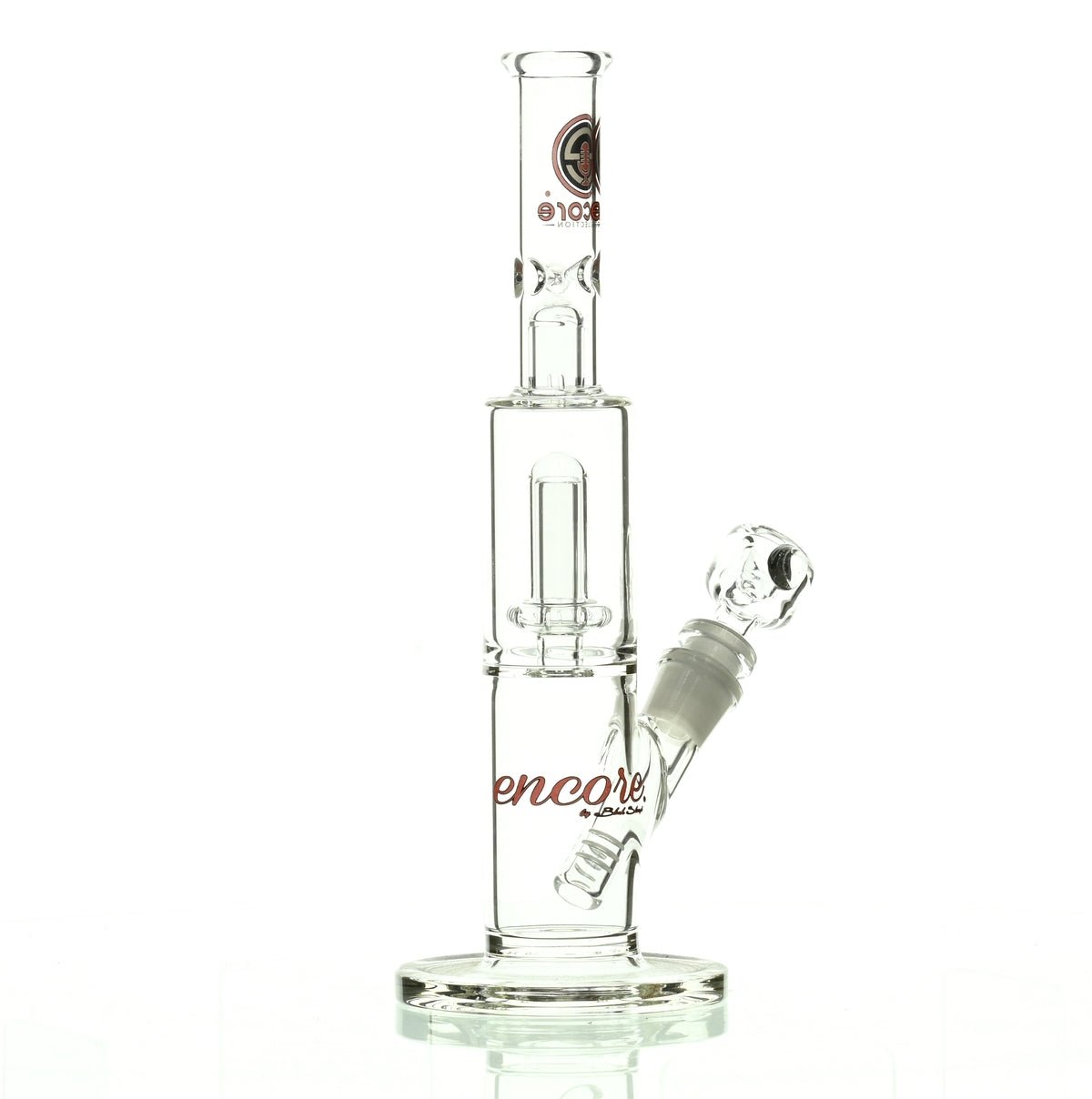 ENCORE 10" STRAIGHT TUBE W/SHOWERHEAD RED - Smoke Spot Smoke Shop