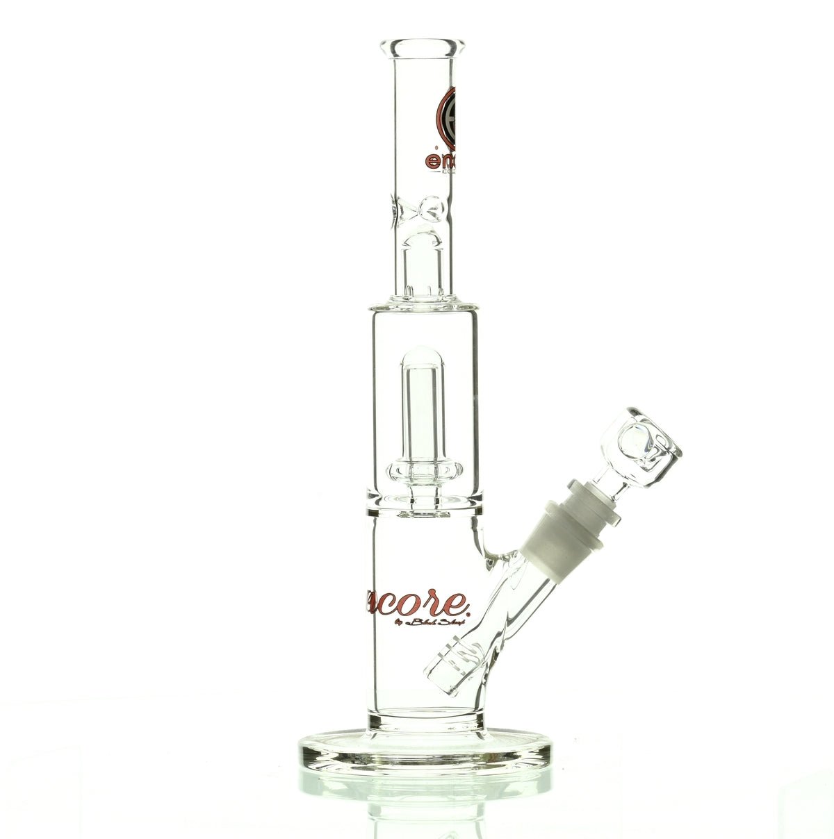 ENCORE 10" STRAIGHT TUBE W/SHOWERHEAD RED - Smoke Spot Smoke Shop