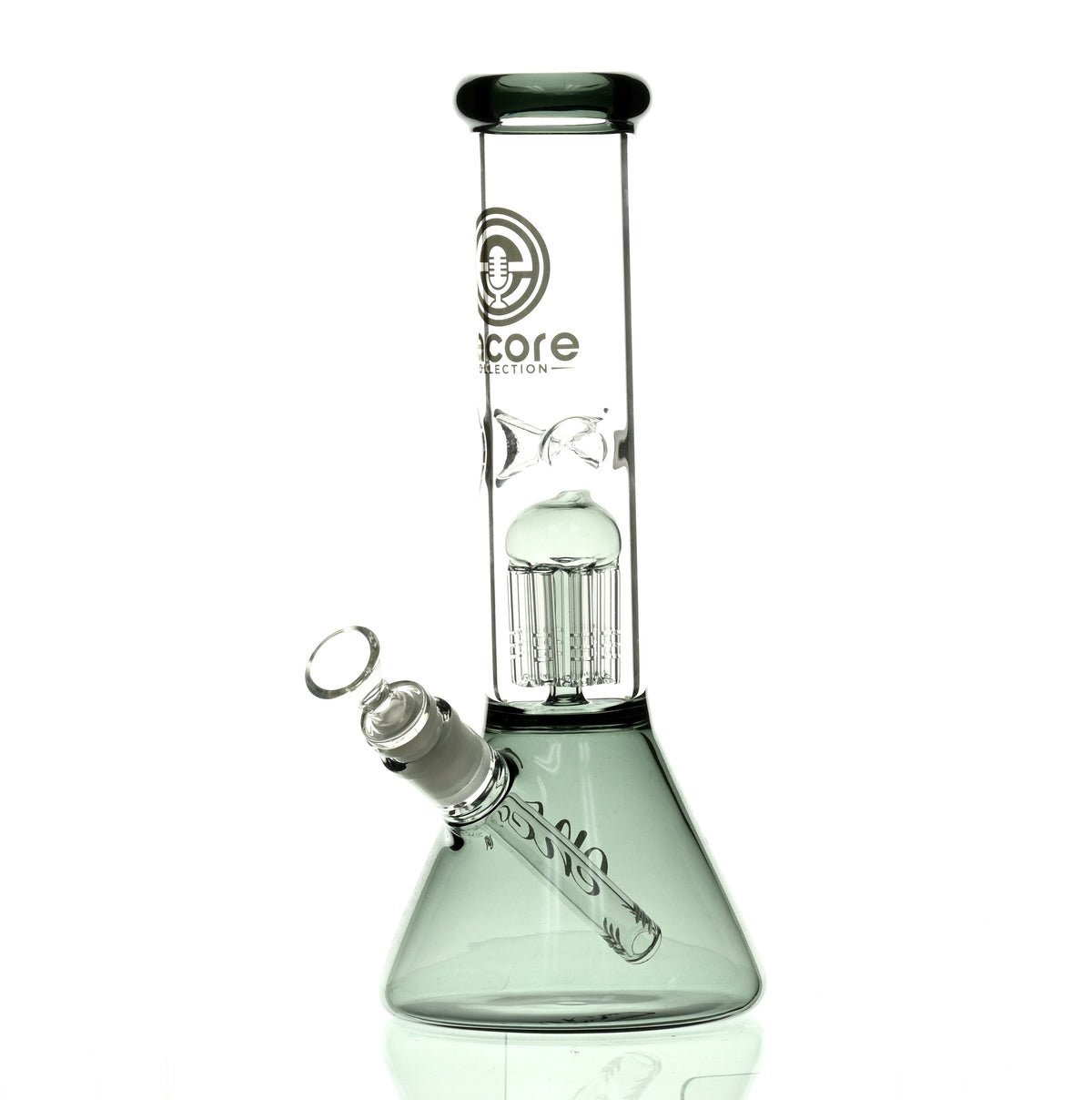 ENCORE 12" BEAKER W/TREE PERC BLACK - Smoke Spot Smoke Shop
