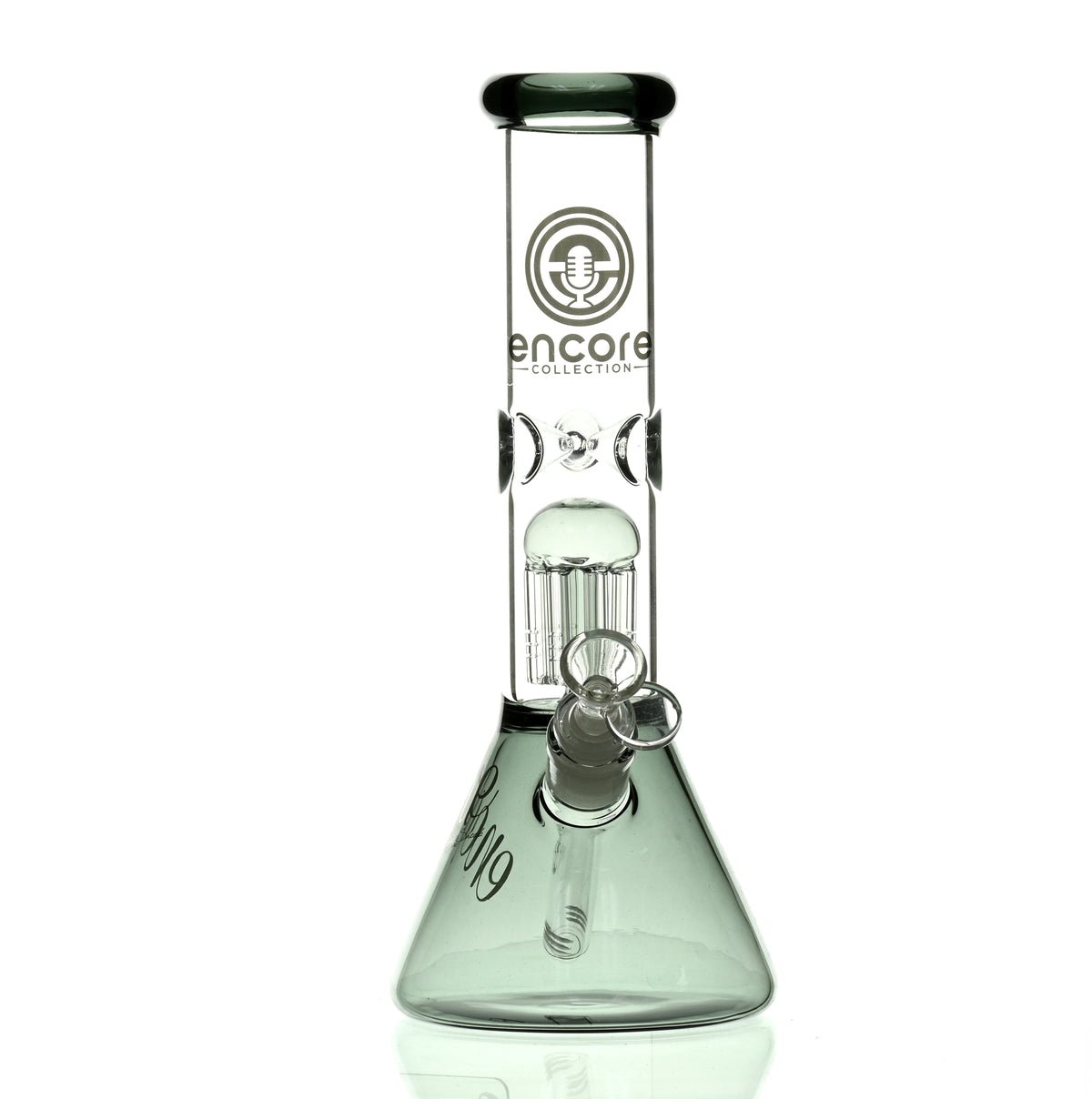 ENCORE 12" BEAKER W/TREE PERC BLACK - Smoke Spot Smoke Shop