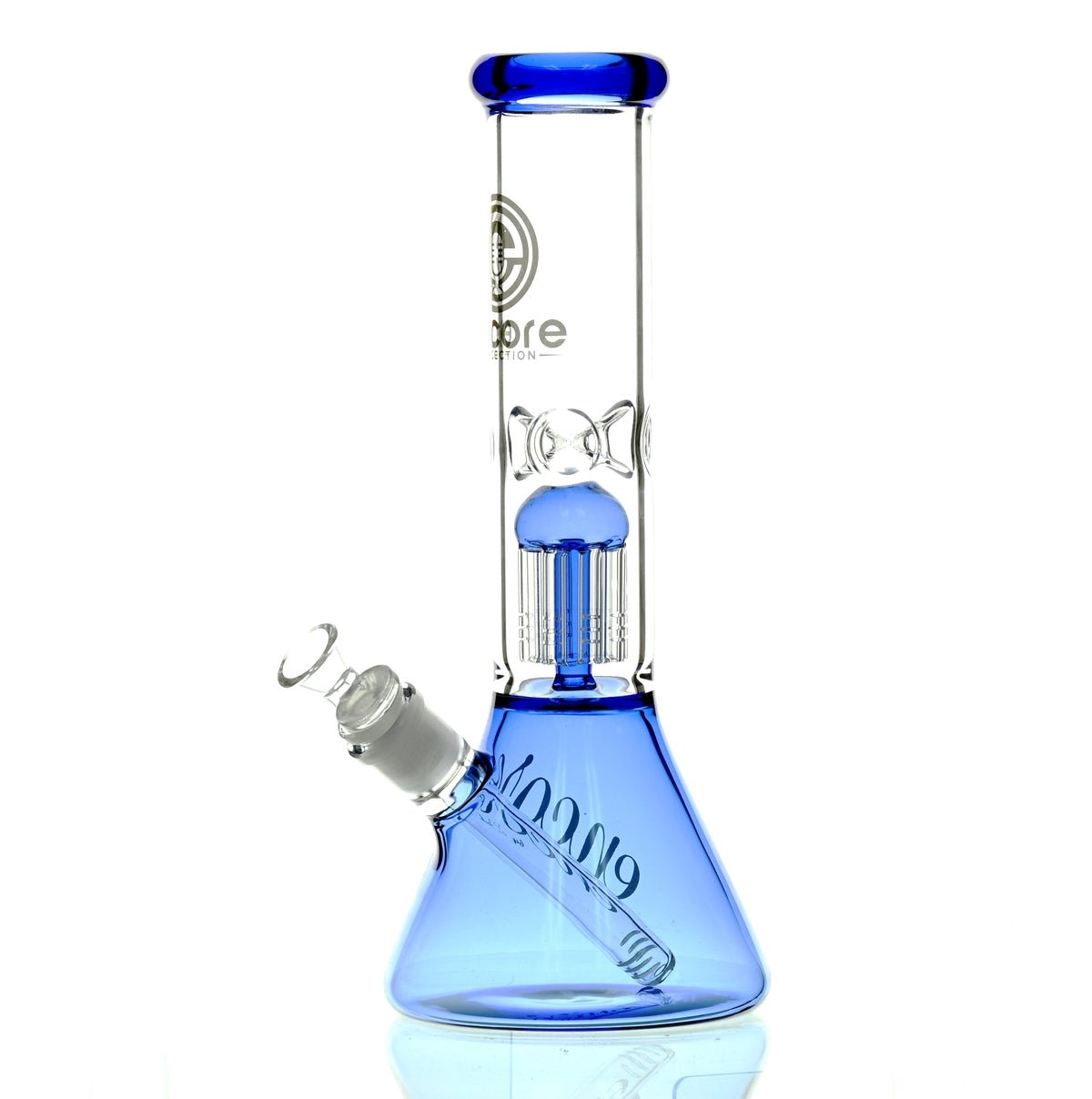 ENCORE 12" BEAKER W/TREE PERC BLUE - Smoke Spot Smoke Shop