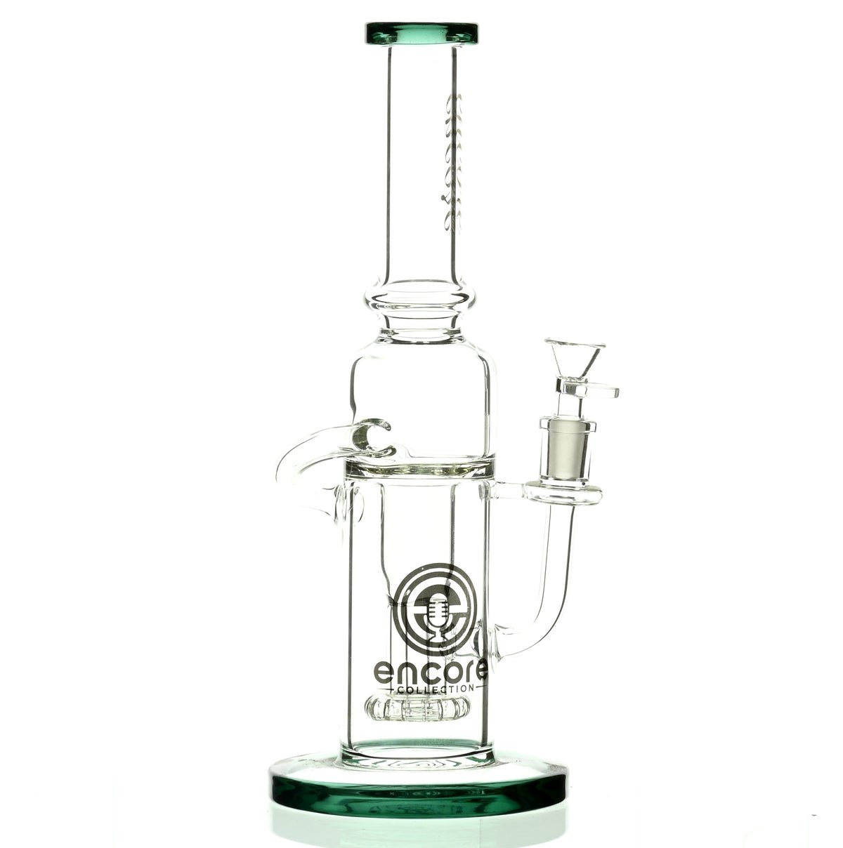 ENCORE 12" RECYCLER W/SHOWERHEAD PERC GREEN - Smoke Spot Smoke Shop