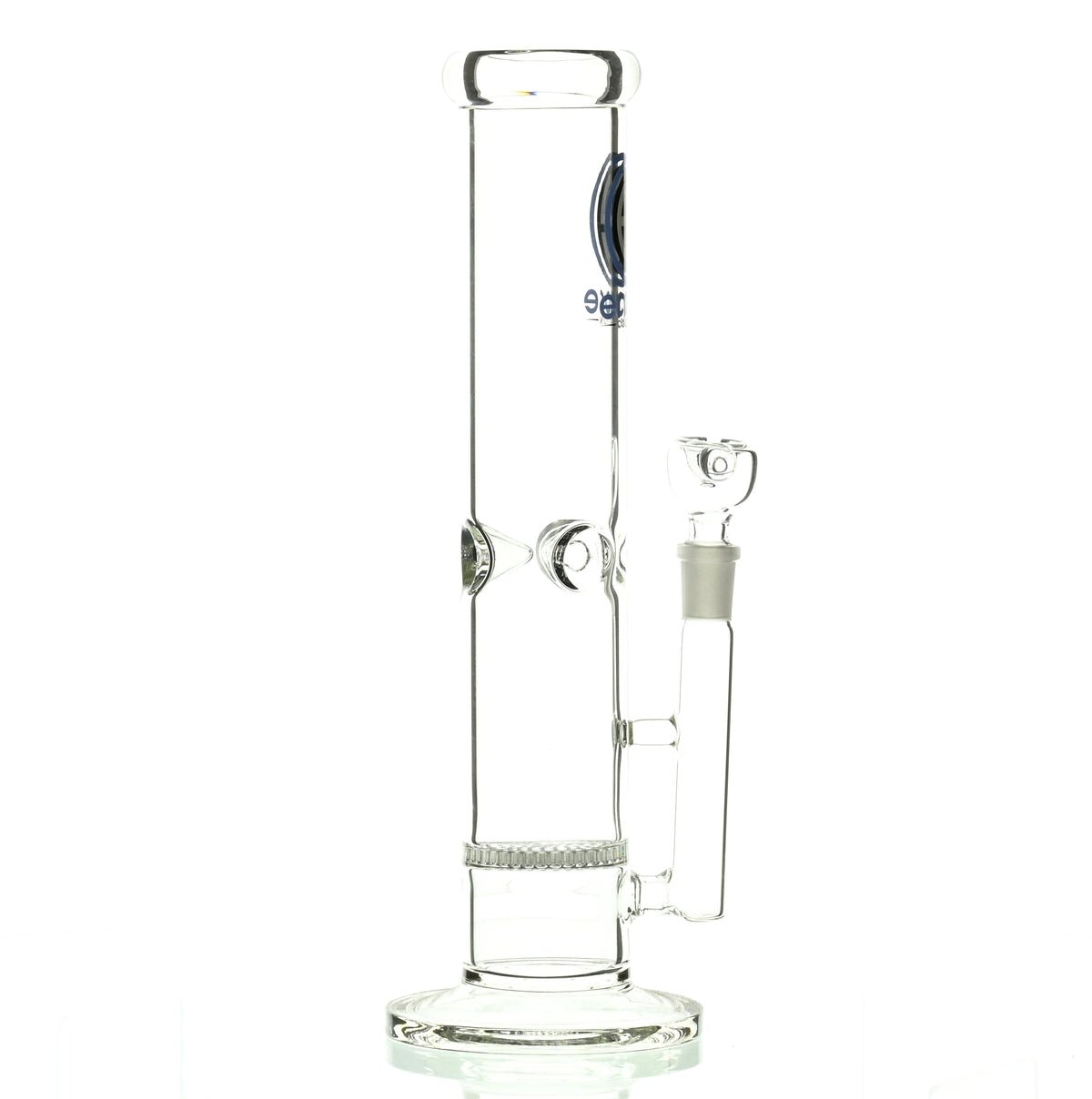 Detailed image of honeycomb percolator on ENCORE 12 inch waterpipe