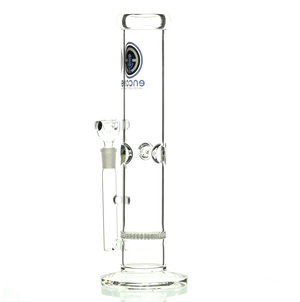 ENCORE 12 inch scientific glass waterpipe with honeycomb percolator