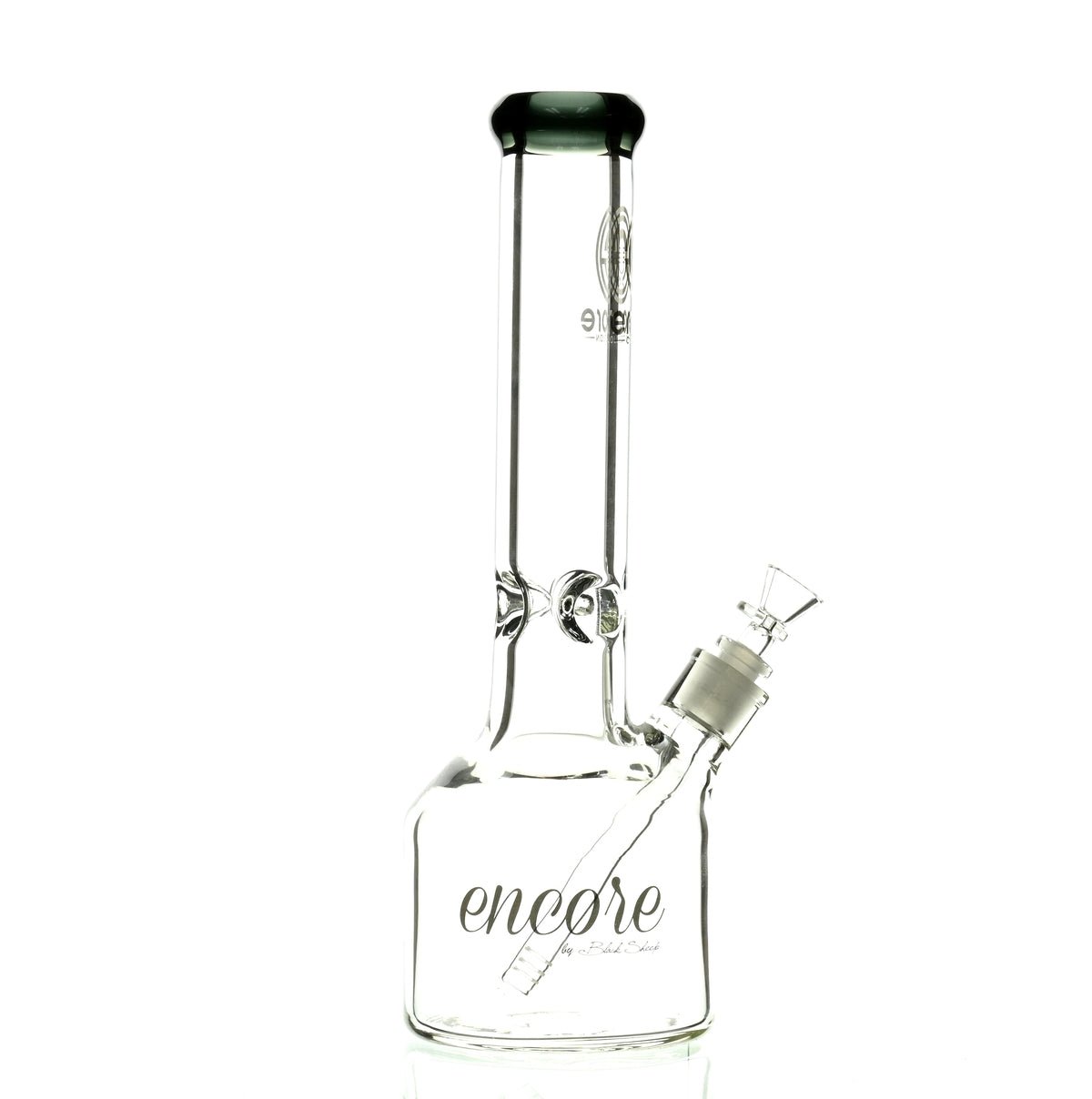 ENCORE 14" BELL BOTTOM BEAKER BLACK - Smoke Spot Smoke Shop