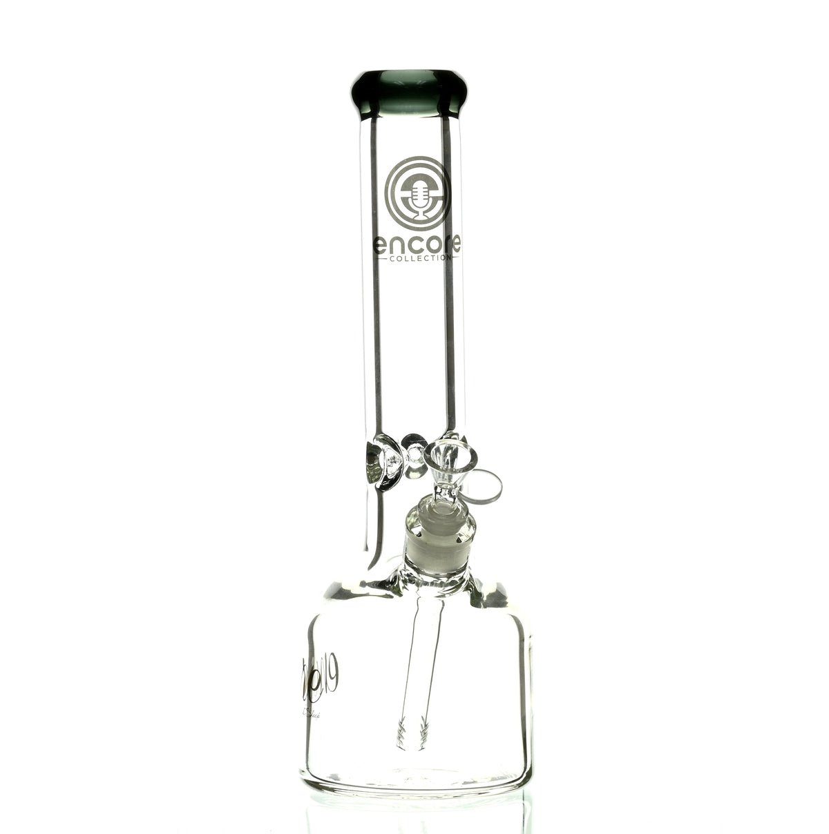ENCORE 14" BELL BOTTOM BEAKER BLACK - Smoke Spot Smoke Shop
