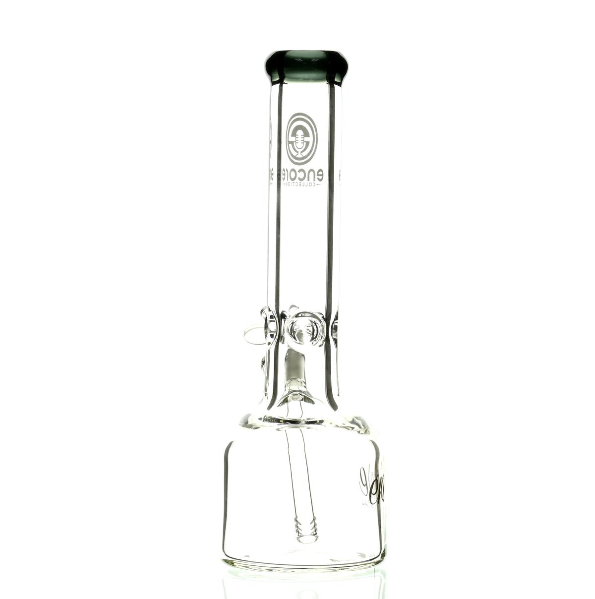 ENCORE 14" BELL BOTTOM BEAKER BLACK - Smoke Spot Smoke Shop