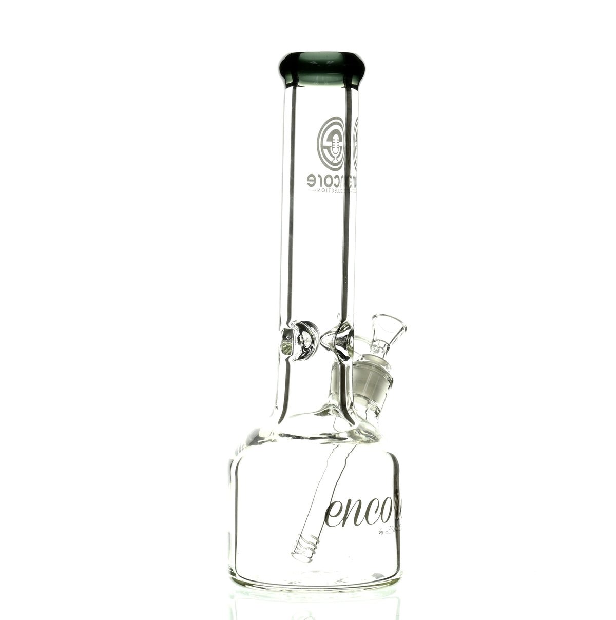 ENCORE 14" BELL BOTTOM BEAKER BLACK - Smoke Spot Smoke Shop