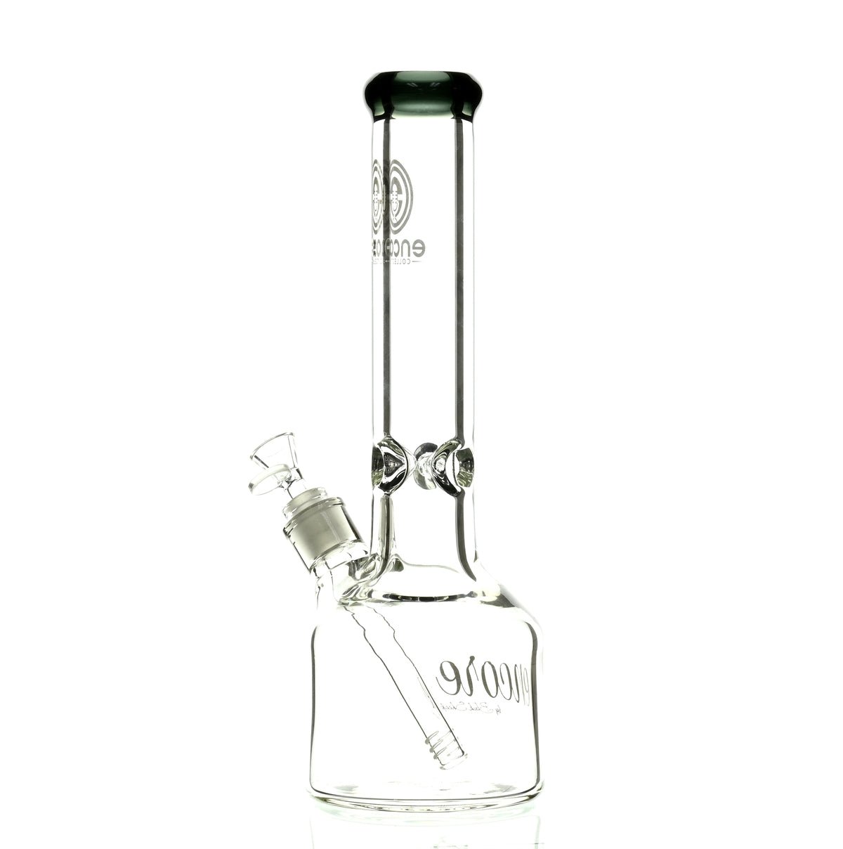 ENCORE 14" BELL BOTTOM BEAKER BLACK - Smoke Spot Smoke Shop