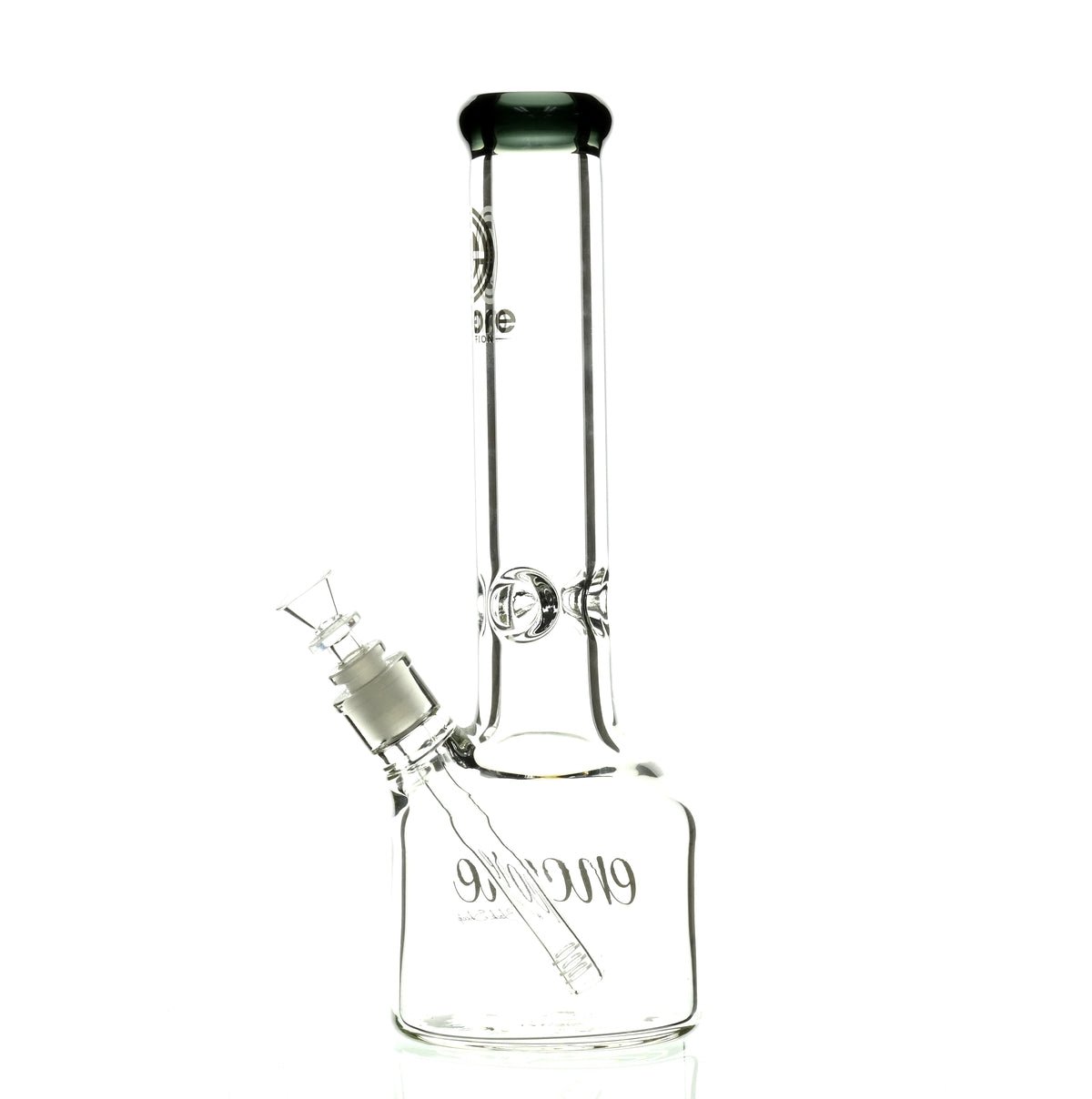 ENCORE 14" BELL BOTTOM BEAKER BLACK - Smoke Spot Smoke Shop