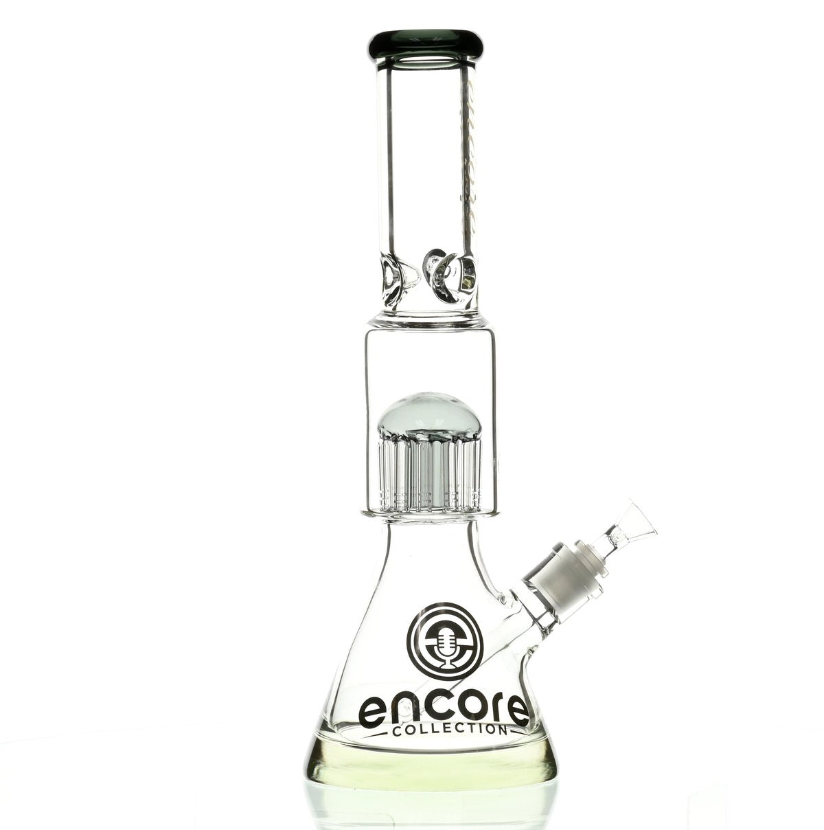 ENCORE 16" BEAKER W/TREE PERC BLACK - Smoke Spot Smoke Shop