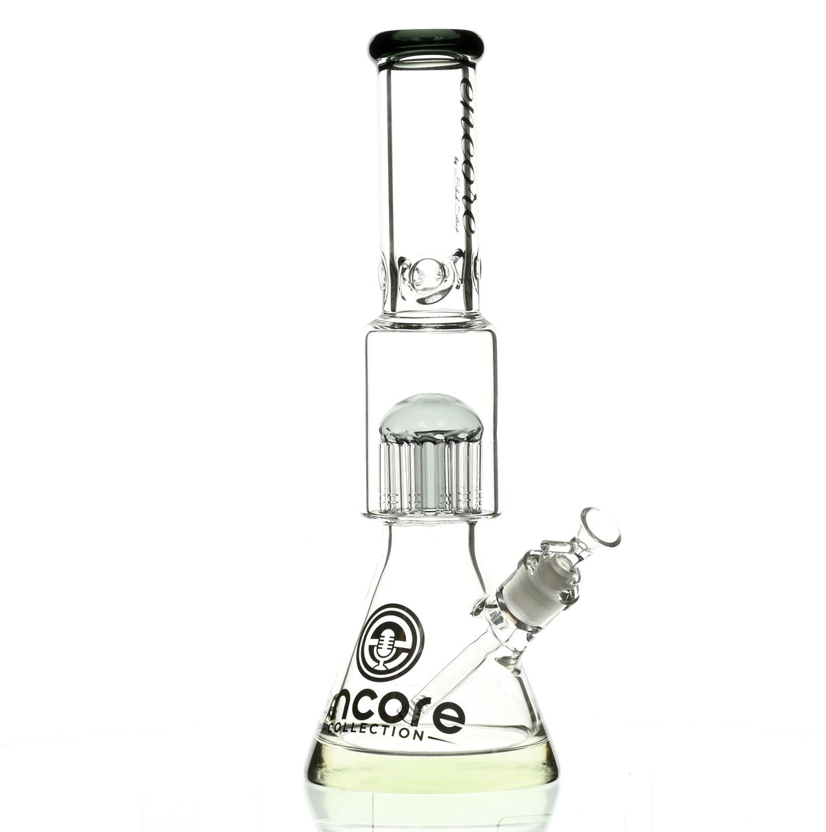 ENCORE 16" BEAKER W/TREE PERC BLACK - Smoke Spot Smoke Shop