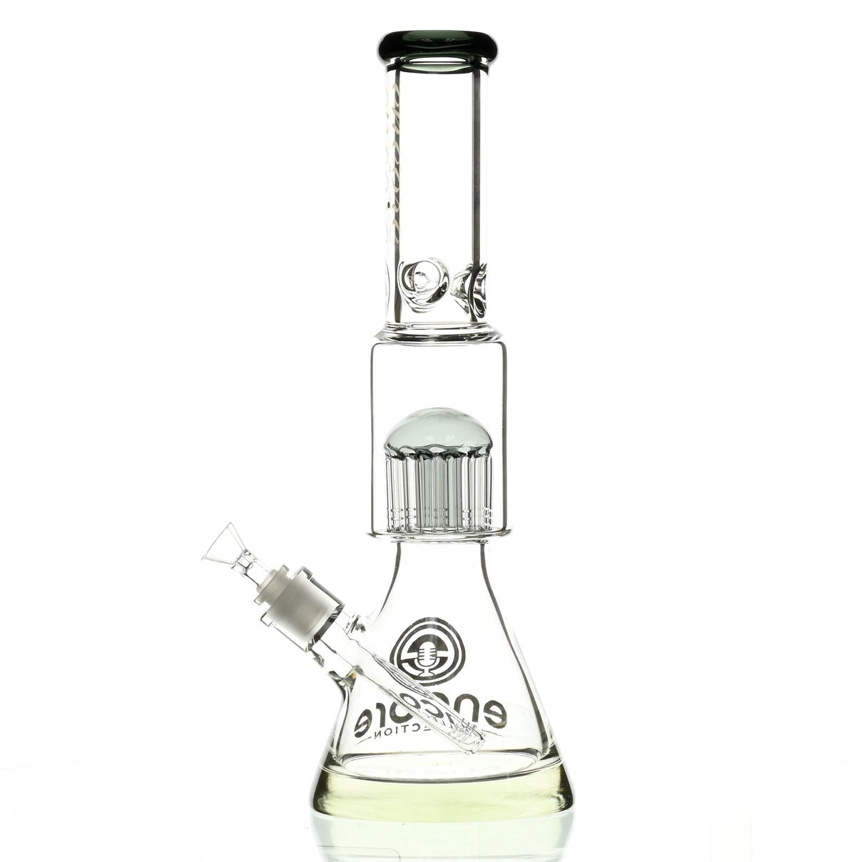 ENCORE 16" BEAKER W/TREE PERC BLACK - Smoke Spot Smoke Shop