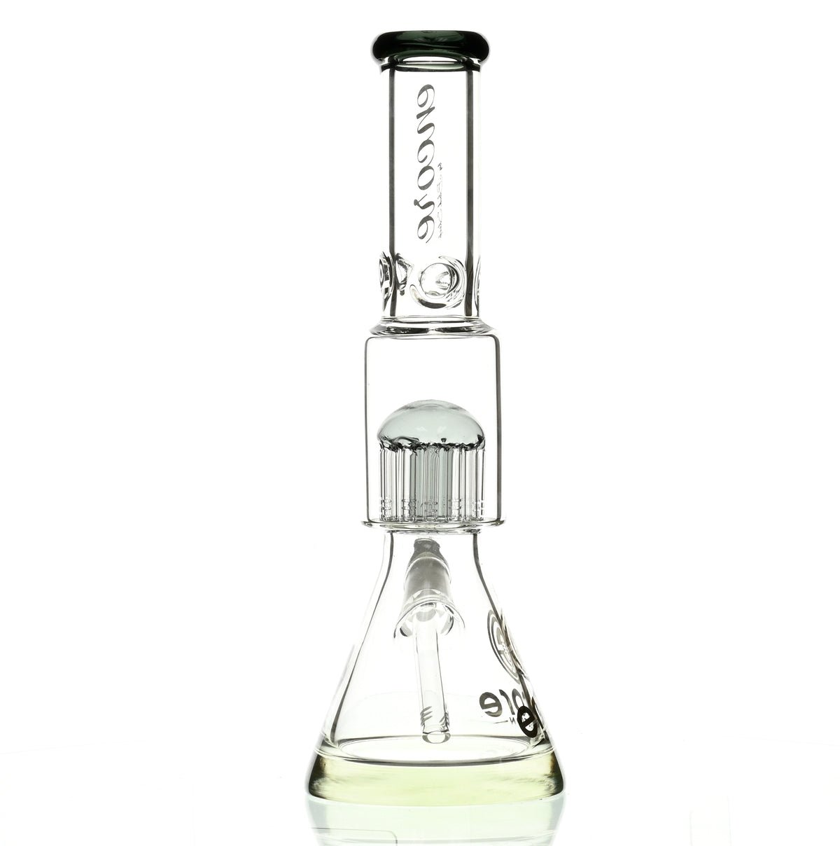 ENCORE 16" BEAKER W/TREE PERC BLACK - Smoke Spot Smoke Shop