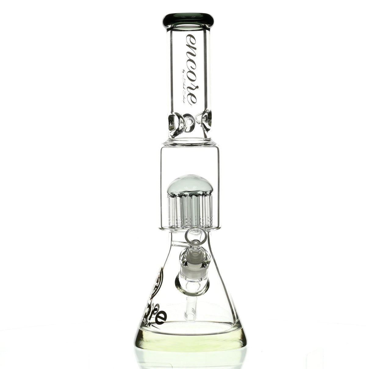ENCORE 16" BEAKER W/TREE PERC BLACK - Smoke Spot Smoke Shop