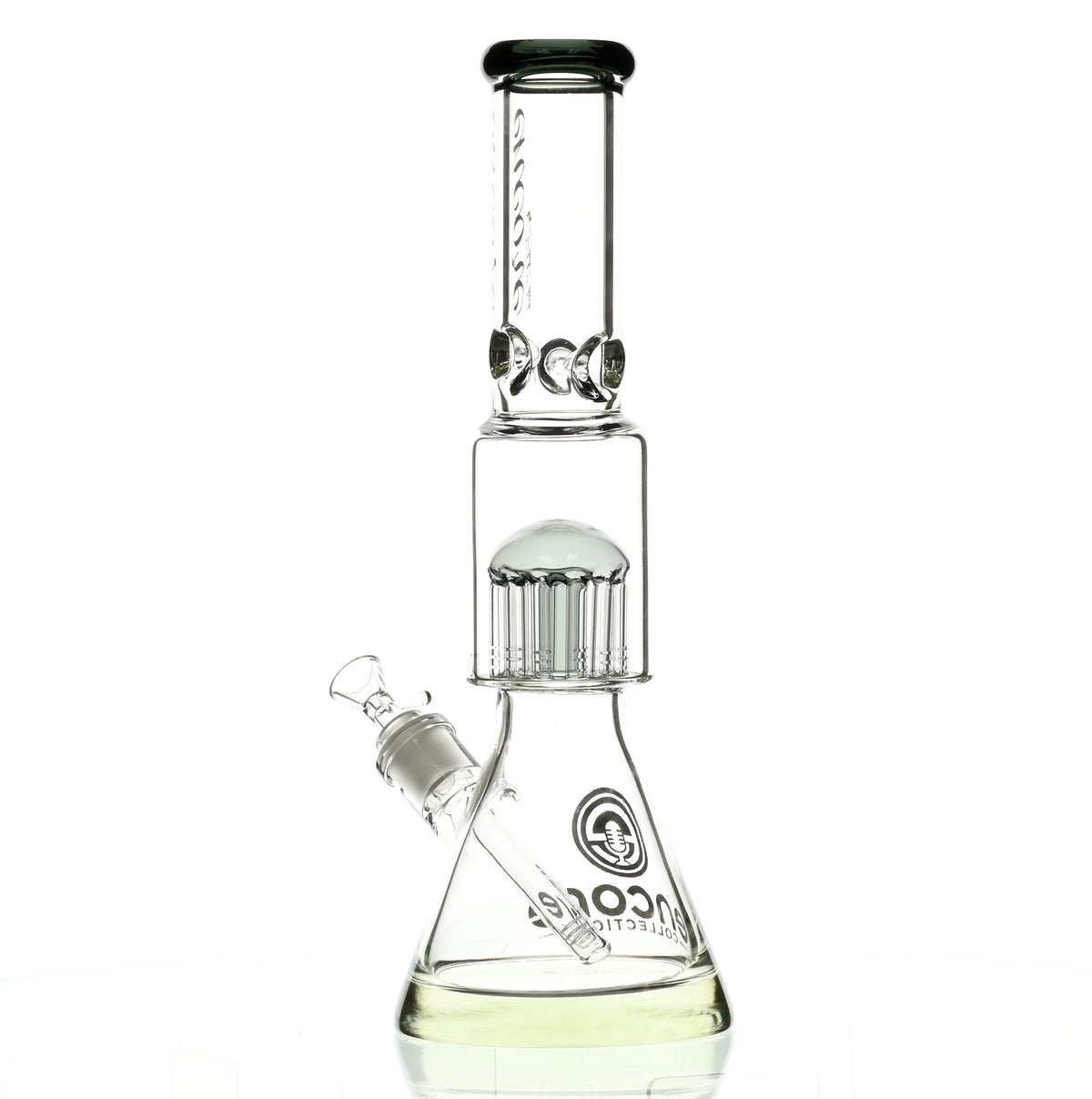 ENCORE 16" BEAKER W/TREE PERC BLACK - Smoke Spot Smoke Shop