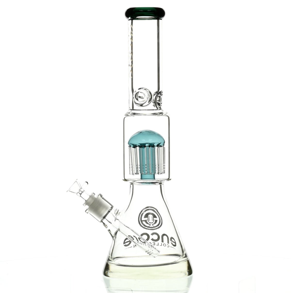 ENCORE 16" BEAKER W/TREE PERC GREEN - Smoke Spot Smoke Shop