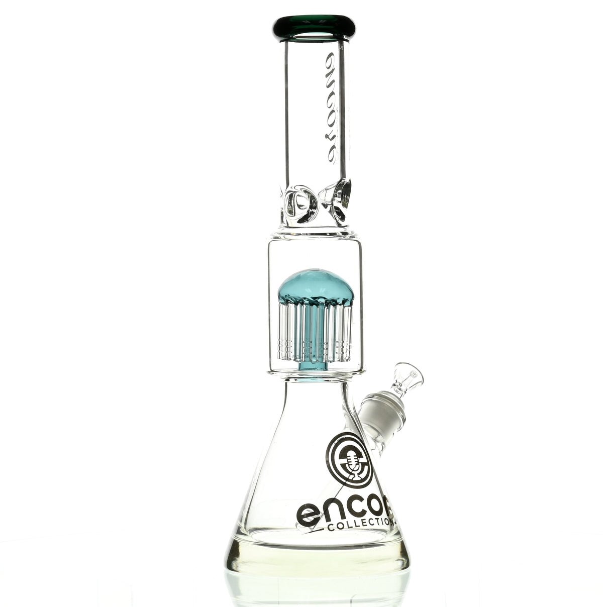 ENCORE 16" BEAKER W/TREE PERC GREEN - Smoke Spot Smoke Shop