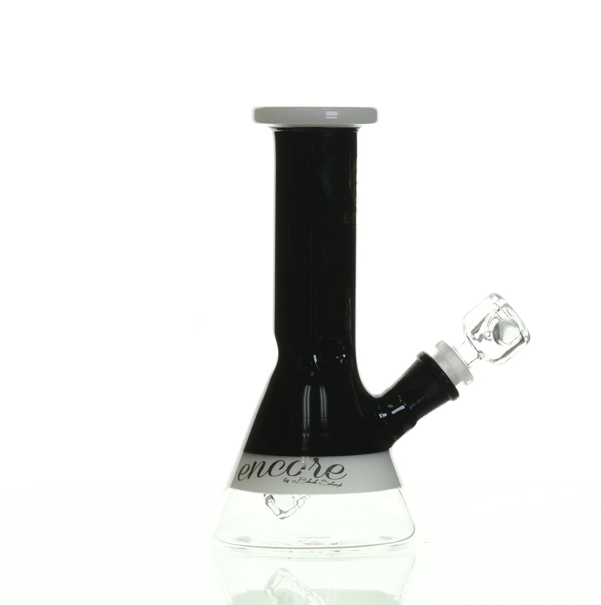ENCORE 8" FULL COLOR BEAKER BLACK - Smoke Spot Smoke Shop