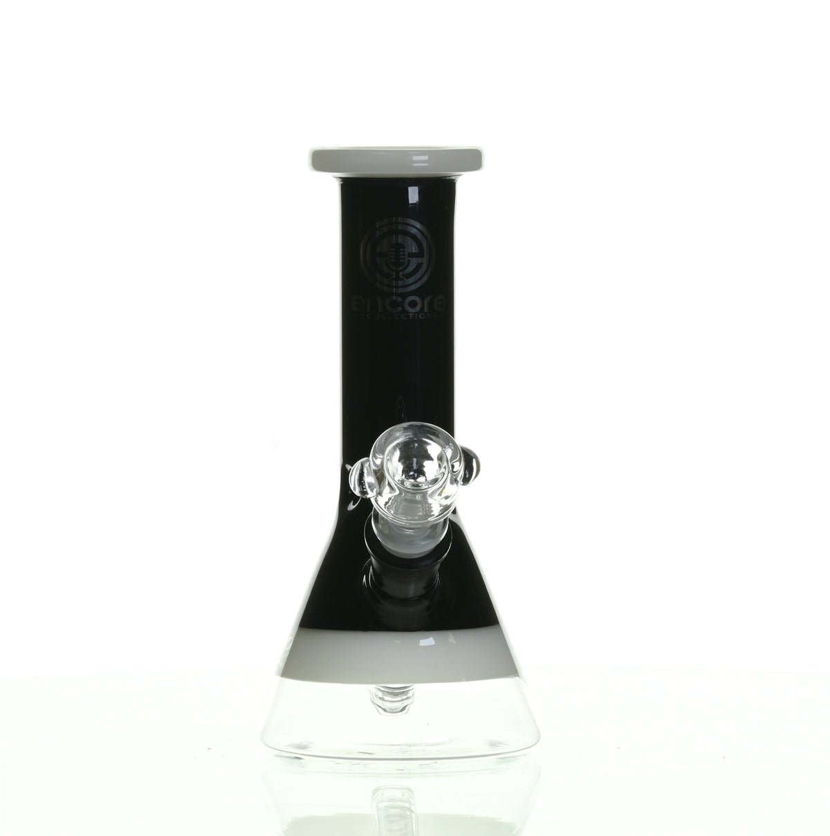 ENCORE 8" FULL COLOR BEAKER BLACK - Smoke Spot Smoke Shop