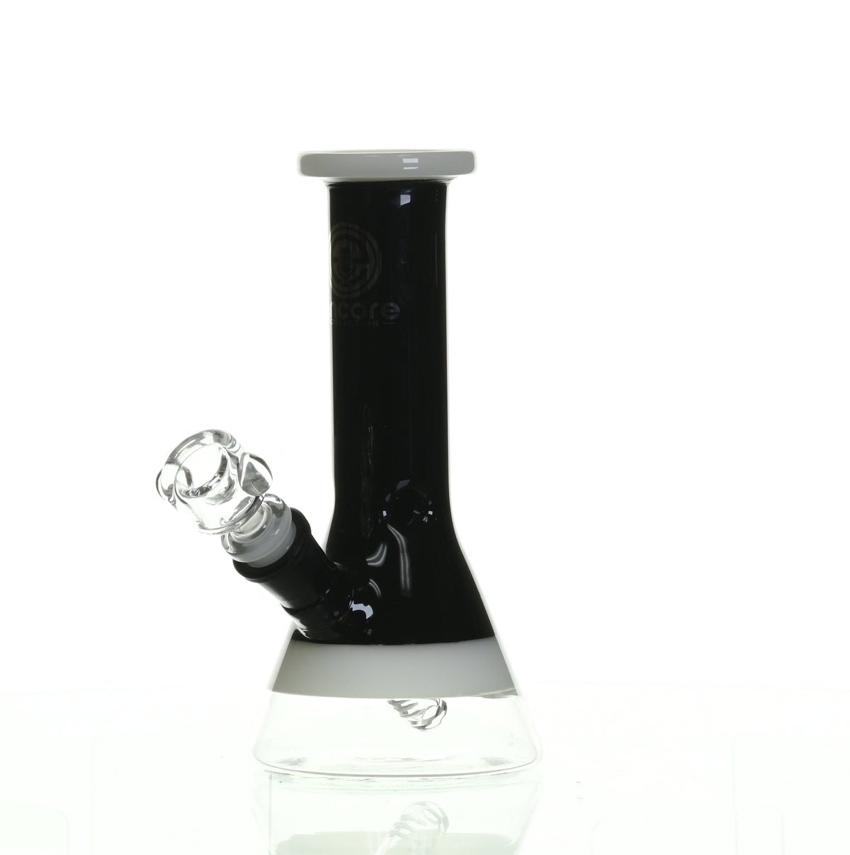ENCORE 8" FULL COLOR BEAKER BLACK - Smoke Spot Smoke Shop