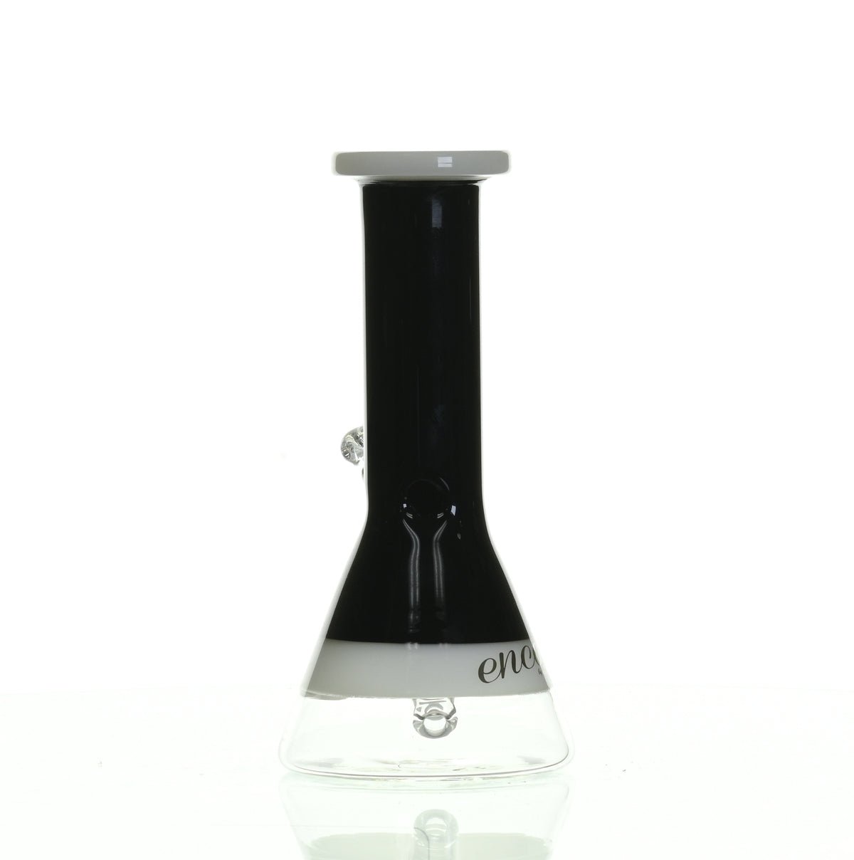ENCORE 8" FULL COLOR BEAKER BLACK - Smoke Spot Smoke Shop
