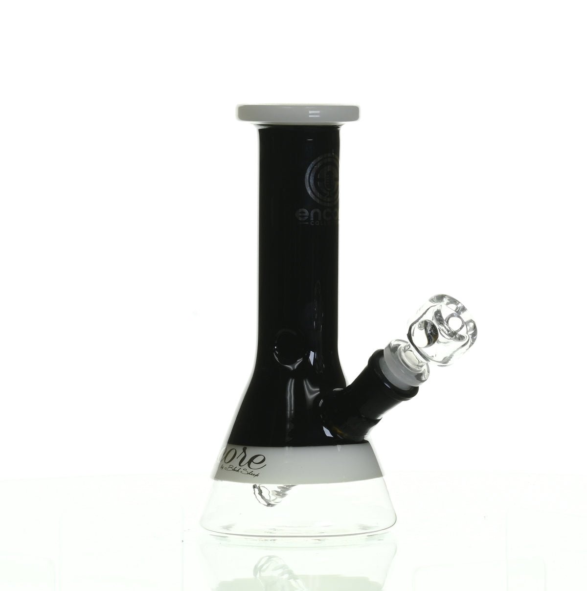 ENCORE 8" FULL COLOR BEAKER BLACK - Smoke Spot Smoke Shop