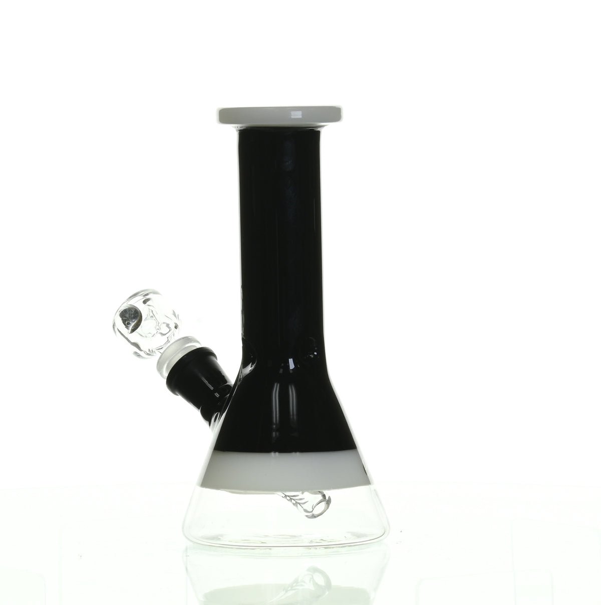 ENCORE 8" FULL COLOR BEAKER BLACK - Smoke Spot Smoke Shop