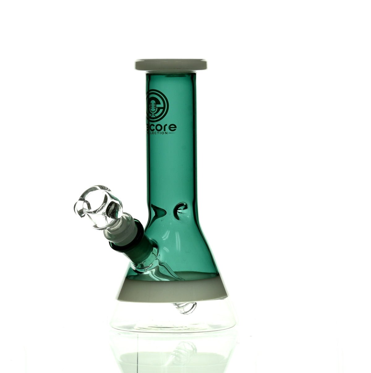 ENCORE 8" FULL COLOR BEAKER DARK GREEN - Smoke Spot Smoke Shop
