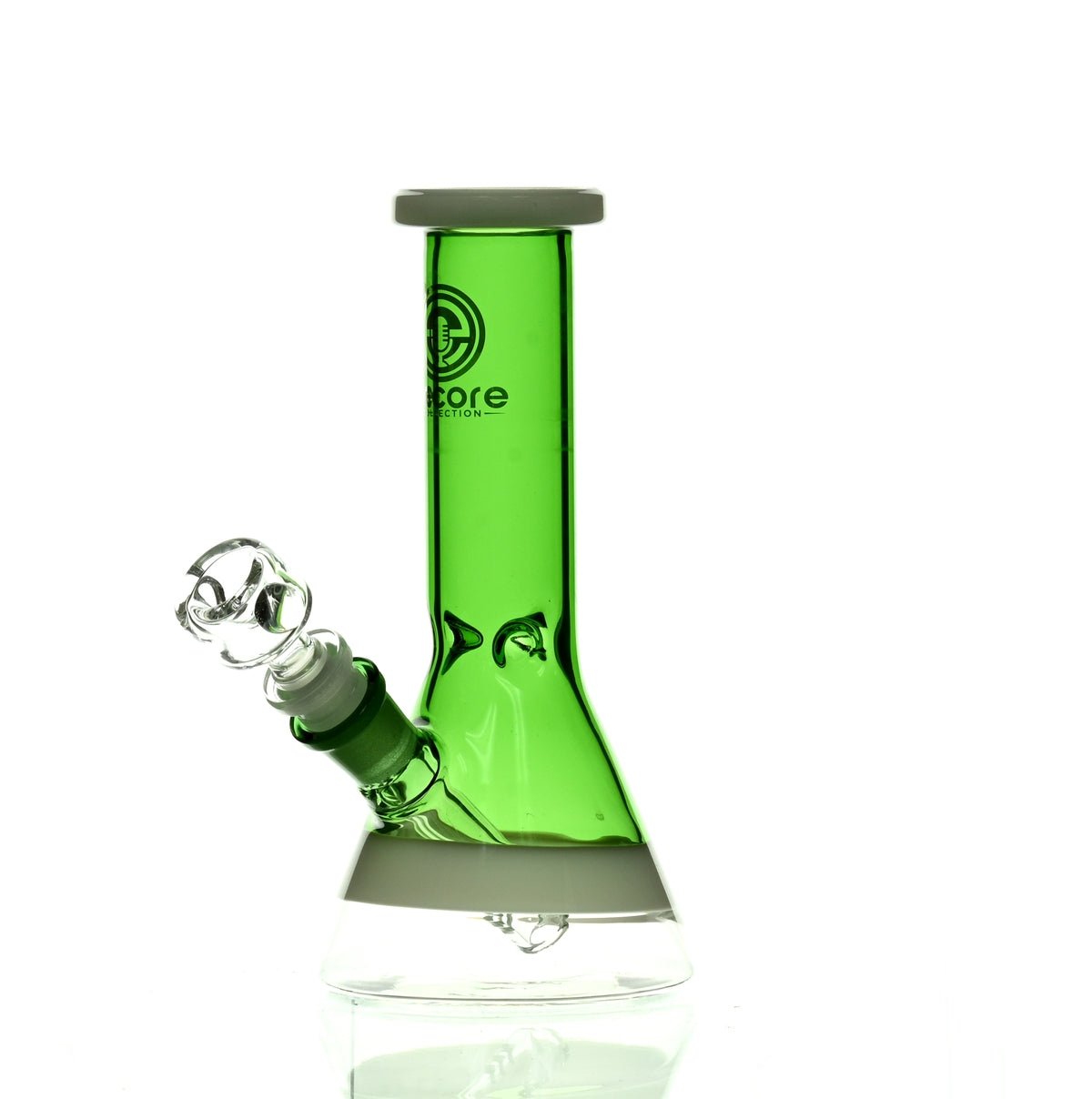 ENCORE 8" FULL COLOR BEAKER GREEN - Smoke Spot Smoke Shop