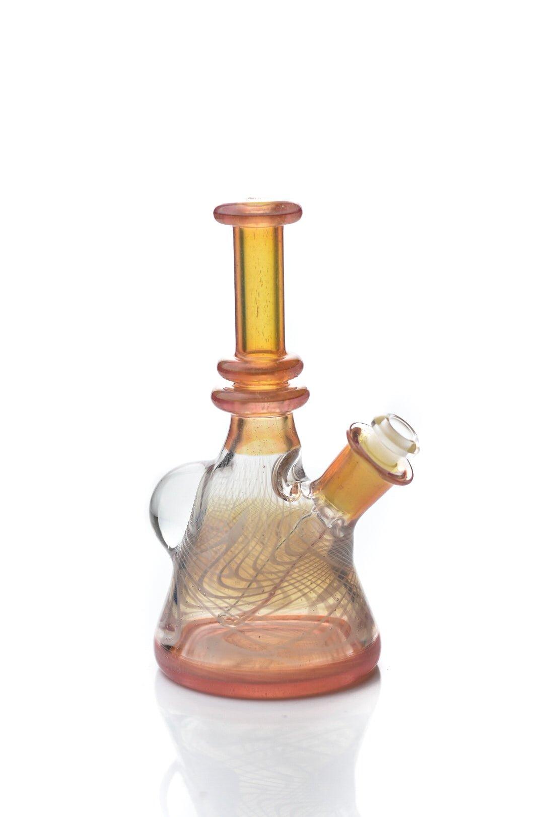ET Glass Dark Blue Pink Rig - Smoke Spot Smoke Shop