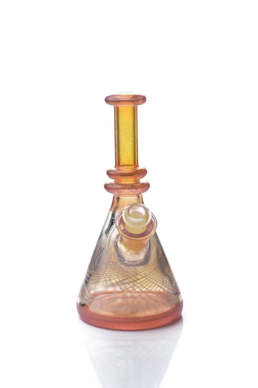 ET Glass Dark Blue Pink Rig - Smoke Spot Smoke Shop