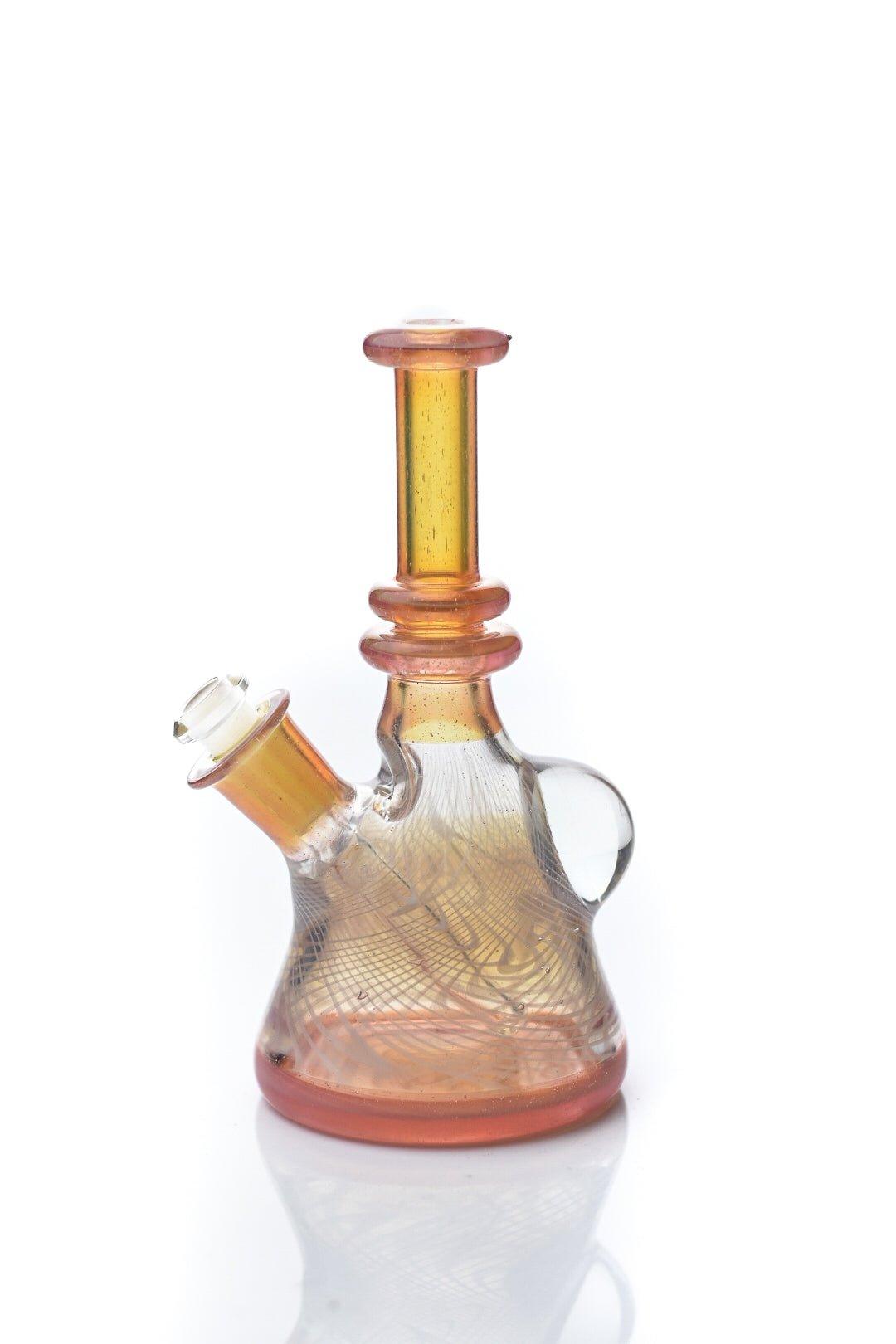 ET Glass Dark Blue Pink Rig - Smoke Spot Smoke Shop
