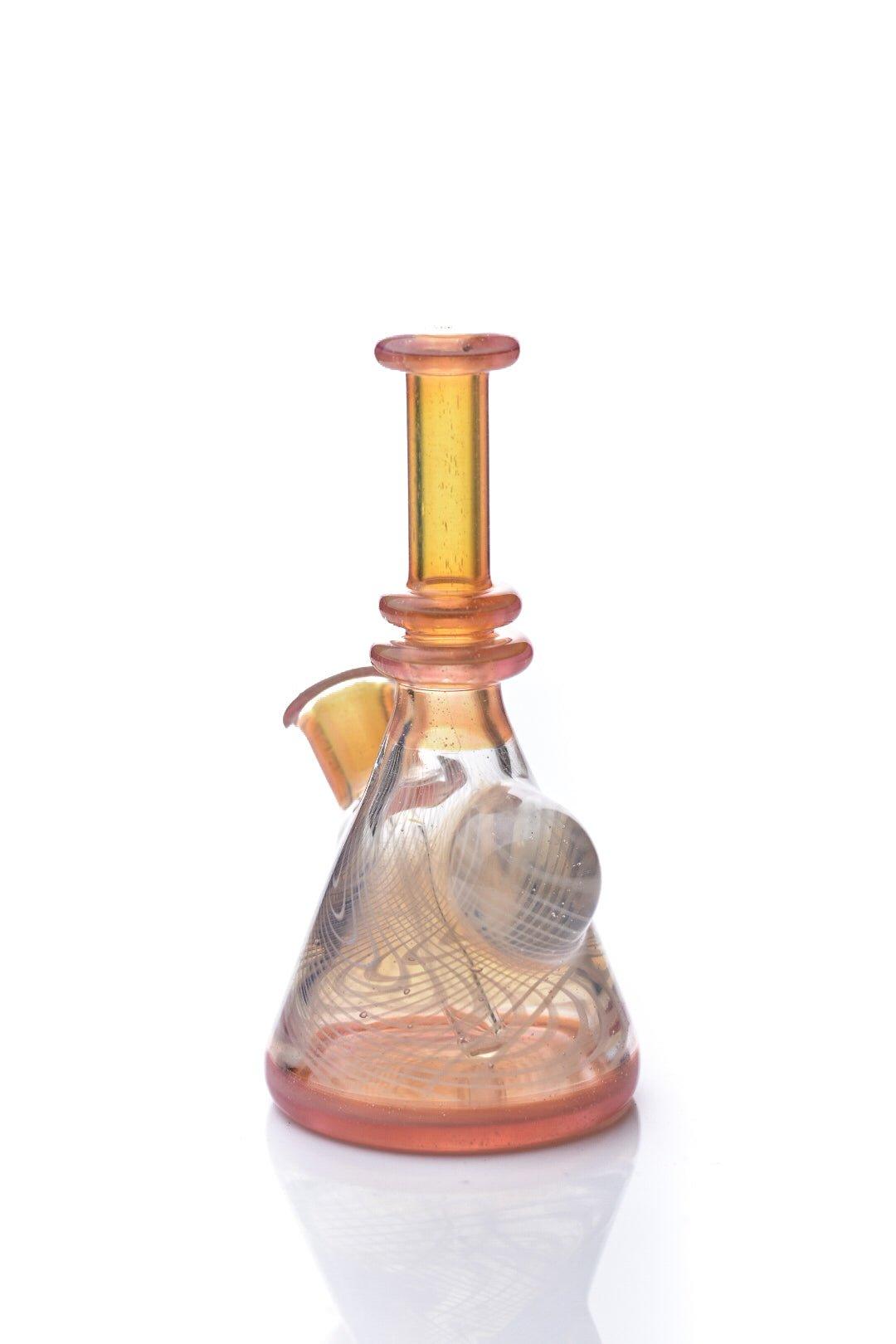 ET Glass Pink To Yellow Serum Rig - Smoke Spot Smoke Shop
