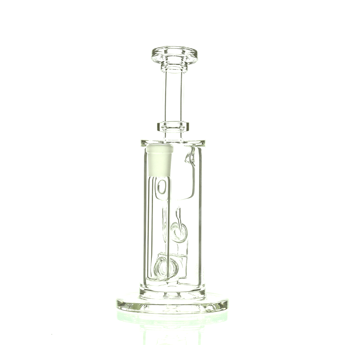 FAT BOY GLASS 14MM CLEAR KLEIN RIG 104 - Smoke Spot Smoke Shop