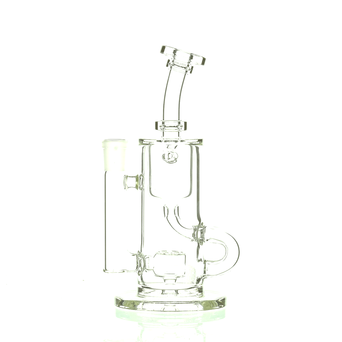 FAT BOY GLASS 14MM CLEAR KLEIN RIG 104 - Smoke Spot Smoke Shop