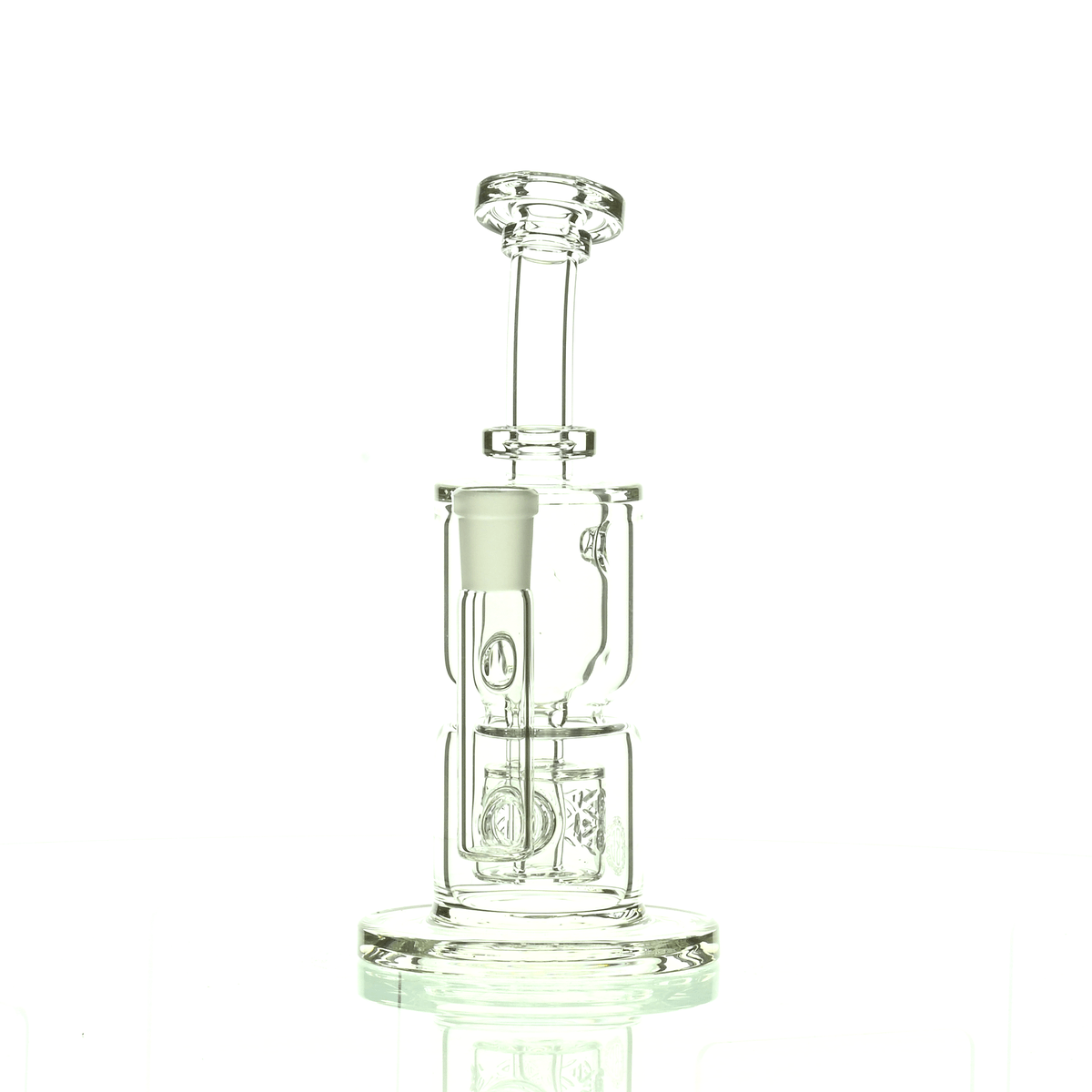 FAT BOY GLASS CLEAR 10MM TAURUS RIG 102 - Smoke Spot Smoke Shop
