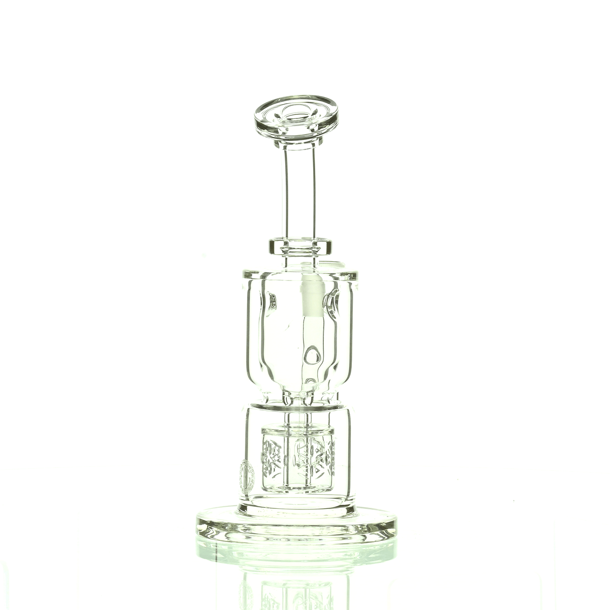 FAT BOY GLASS CLEAR 10MM TAURUS RIG 102 - Smoke Spot Smoke Shop