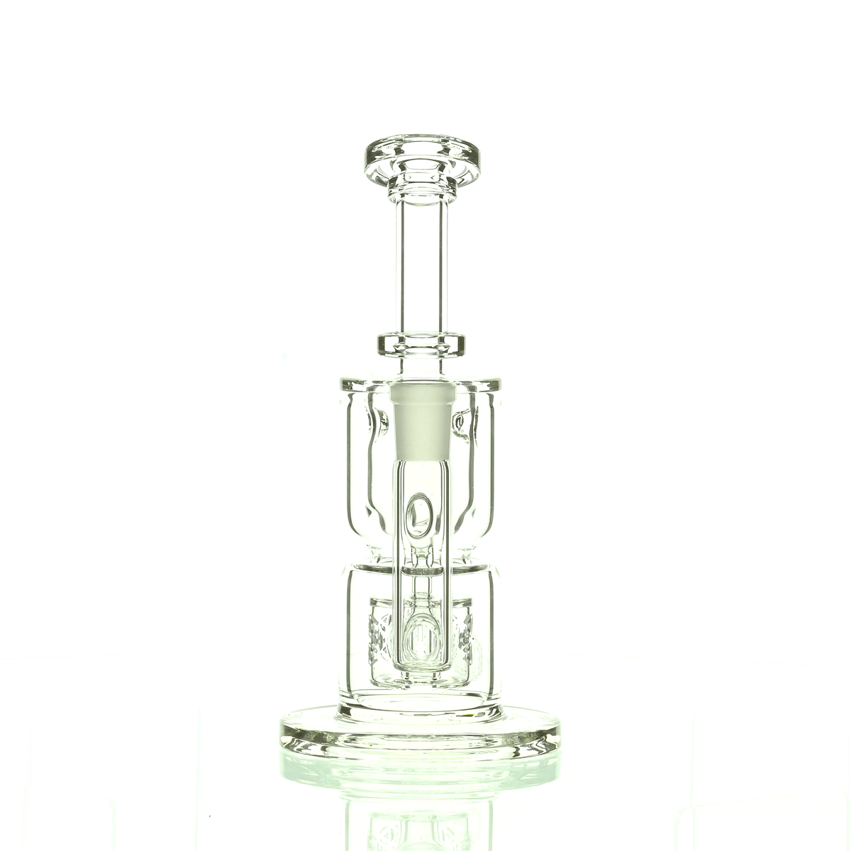 FAT BOY GLASS CLEAR 10MM TAURUS RIG 102 - Smoke Spot Smoke Shop
