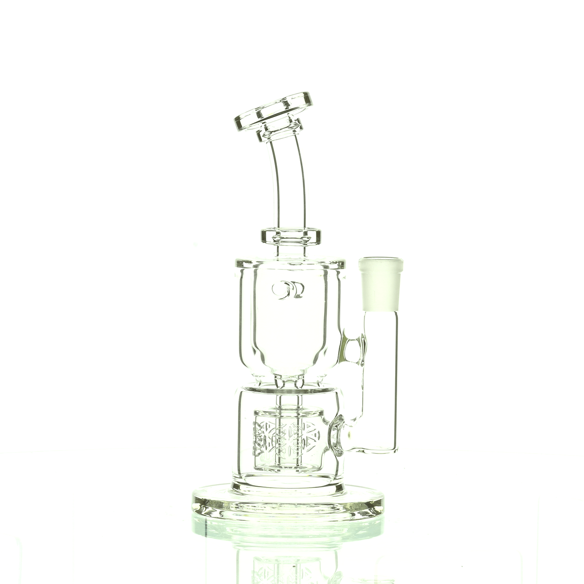 FAT BOY GLASS CLEAR 10MM TAURUS RIG 102 - Smoke Spot Smoke Shop