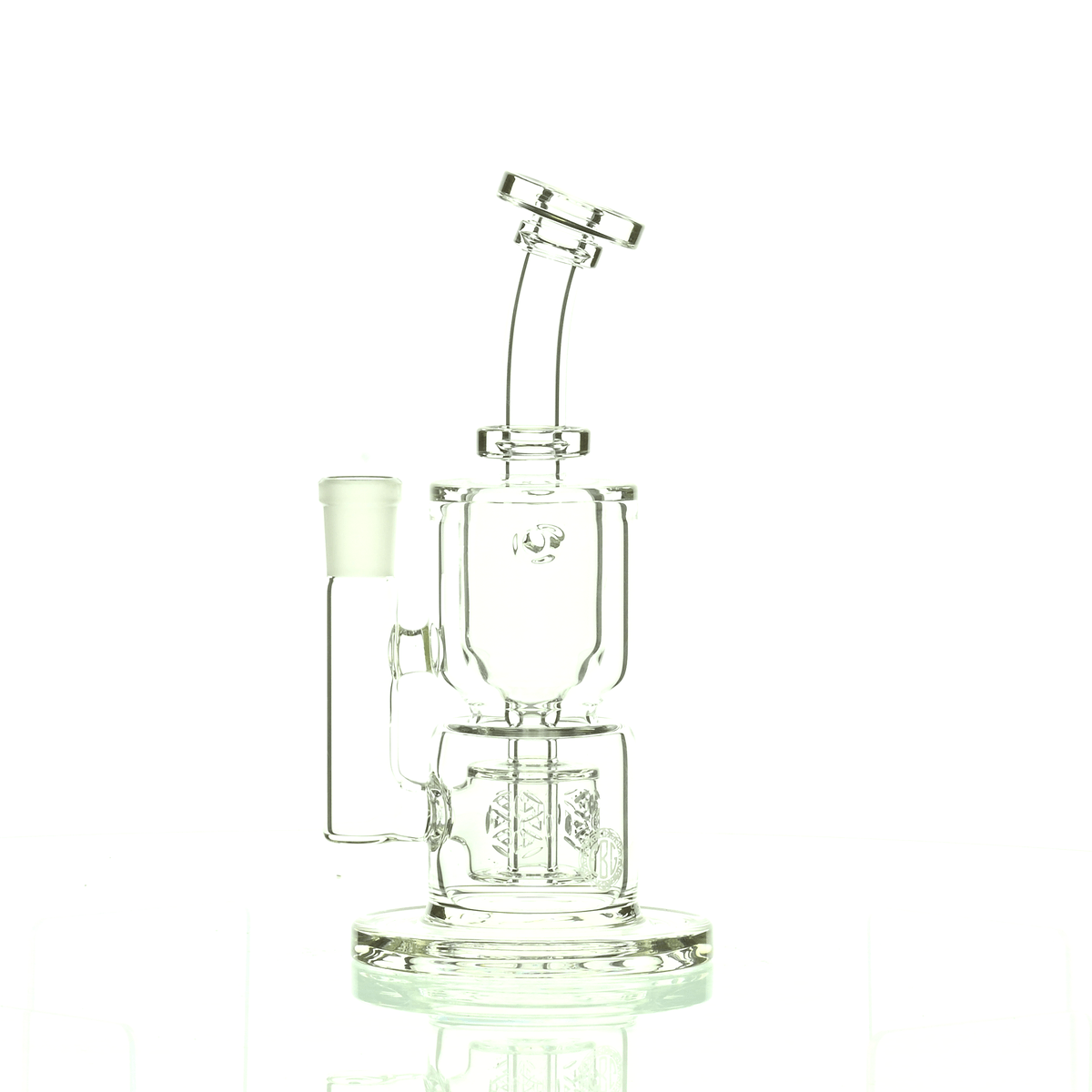FAT BOY GLASS CLEAR 10MM TAURUS RIG 102 - Smoke Spot Smoke Shop
