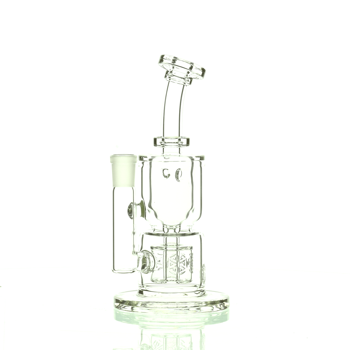 FAT BOY GLASS CLEAR 10MM TAURUS RIG 102 - Smoke Spot Smoke Shop