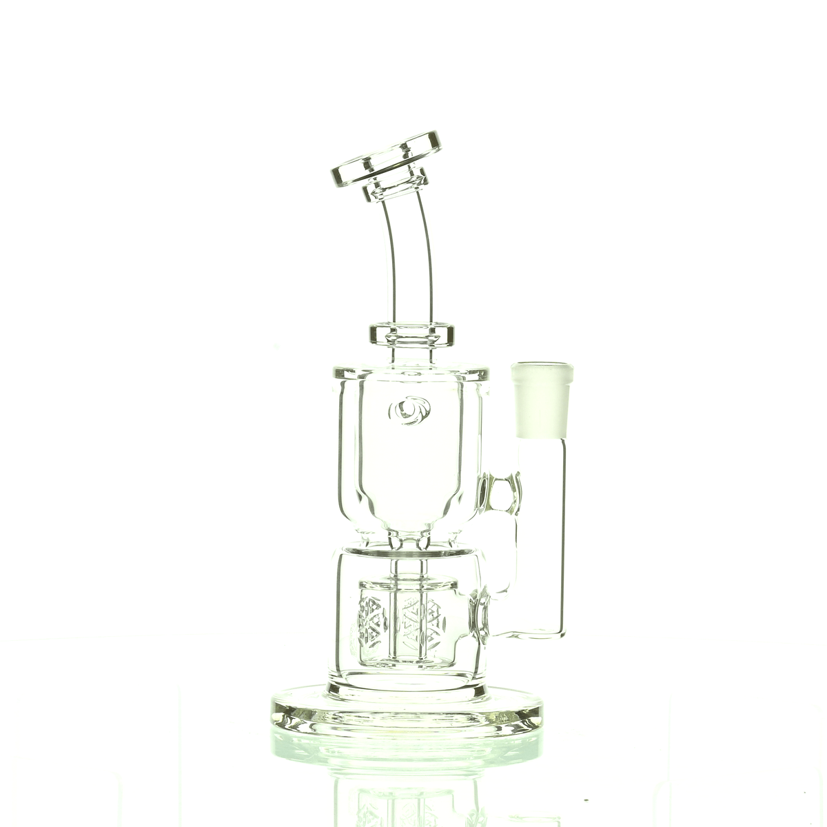 FAT BOY GLASS CLEAR 10MM TAURUS RIG 102 - Smoke Spot Smoke Shop