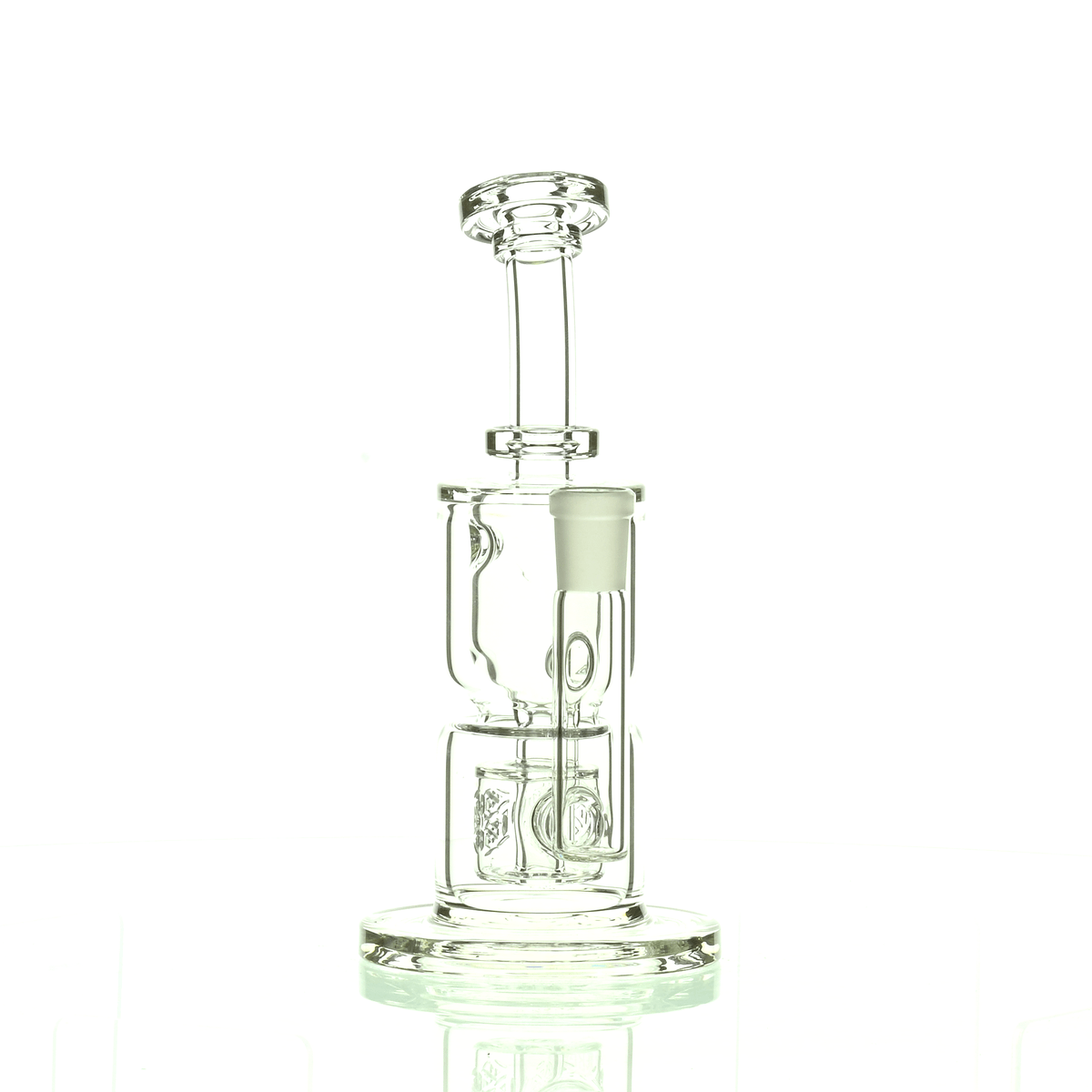 FAT BOY GLASS CLEAR 10MM TAURUS RIG 102 - Smoke Spot Smoke Shop