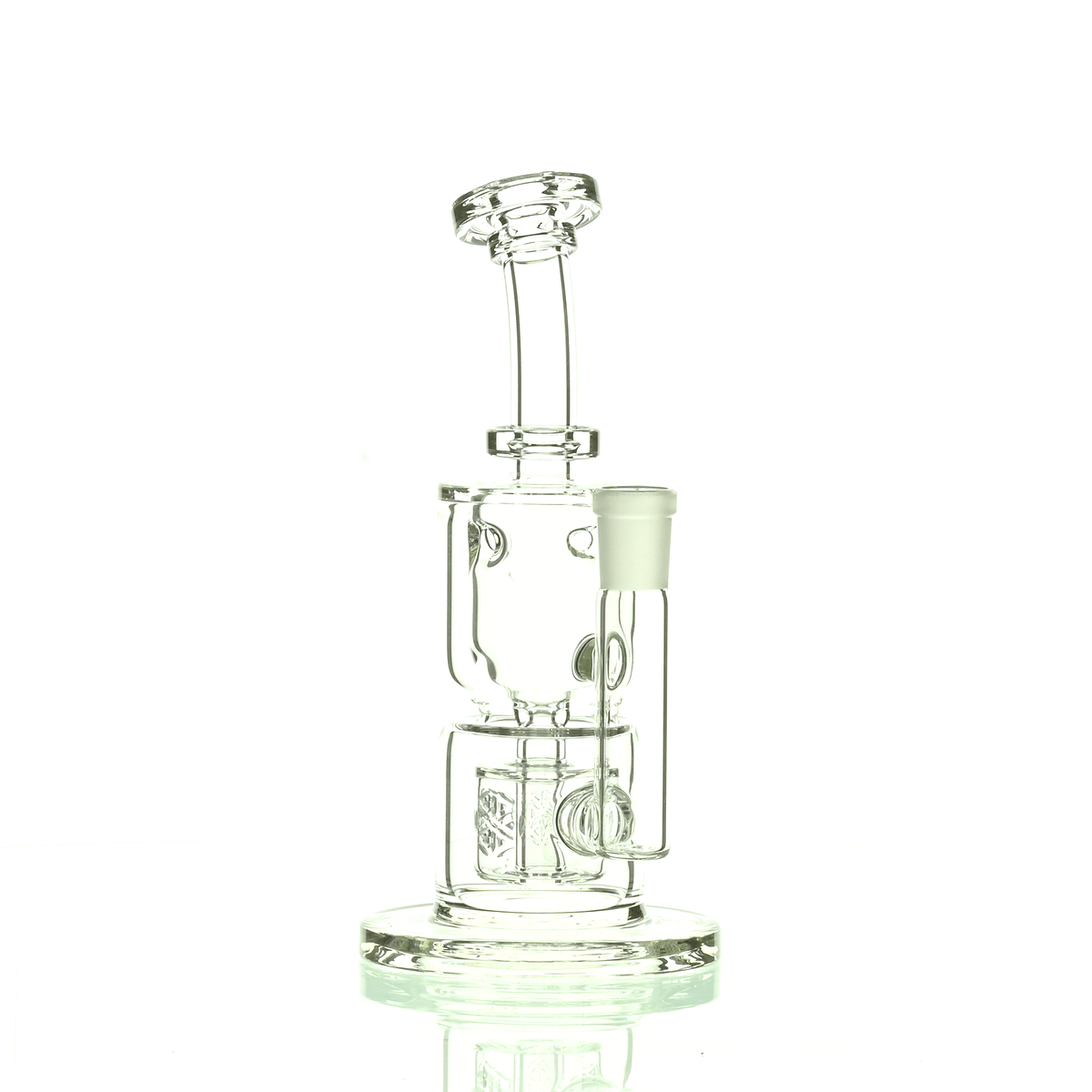 FAT BOY GLASS CLEAR 10MM TAURUS RIG 102 - Smoke Spot Smoke Shop