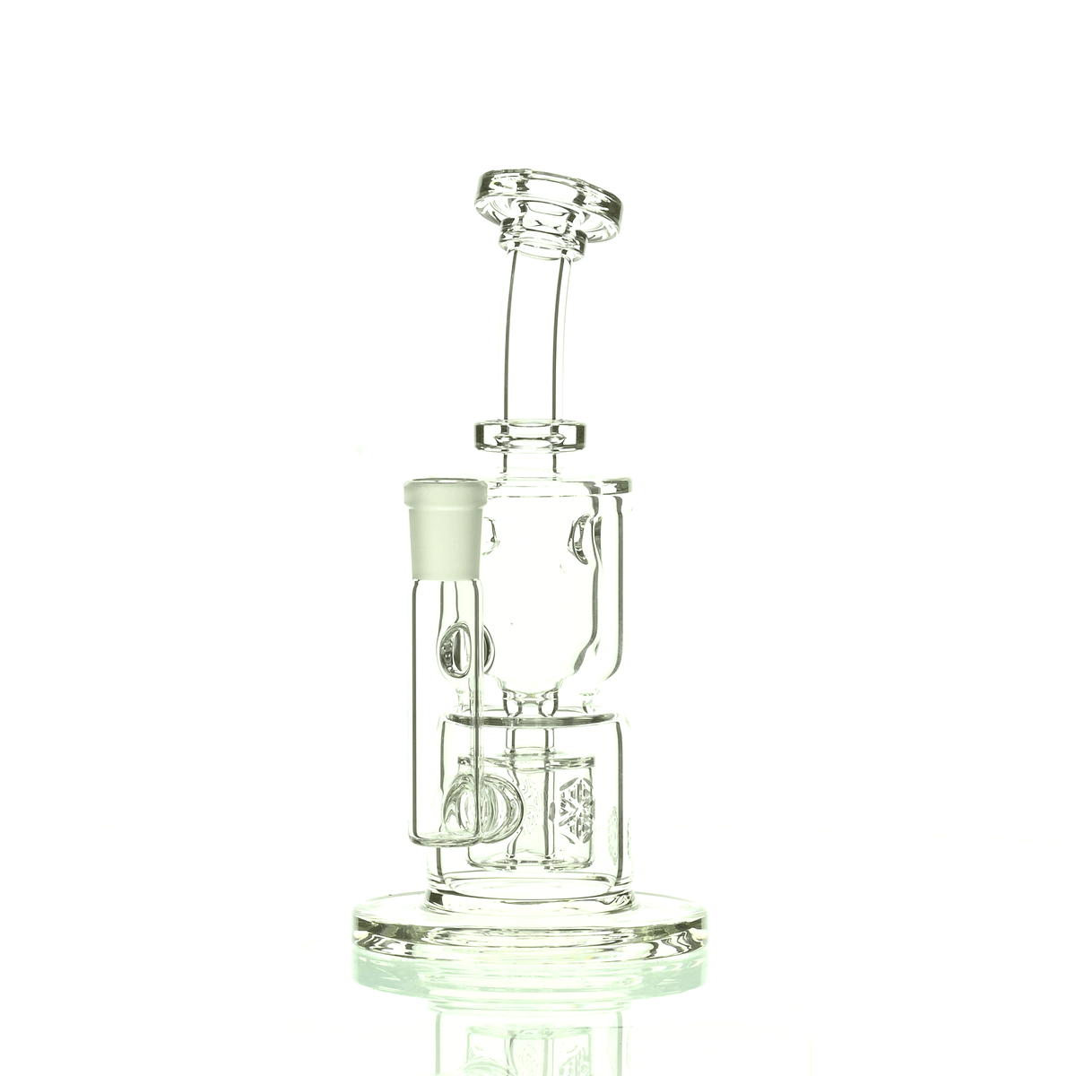 FAT BOY GLASS CLEAR 10MM TAURUS RIG 102 - Smoke Spot Smoke Shop