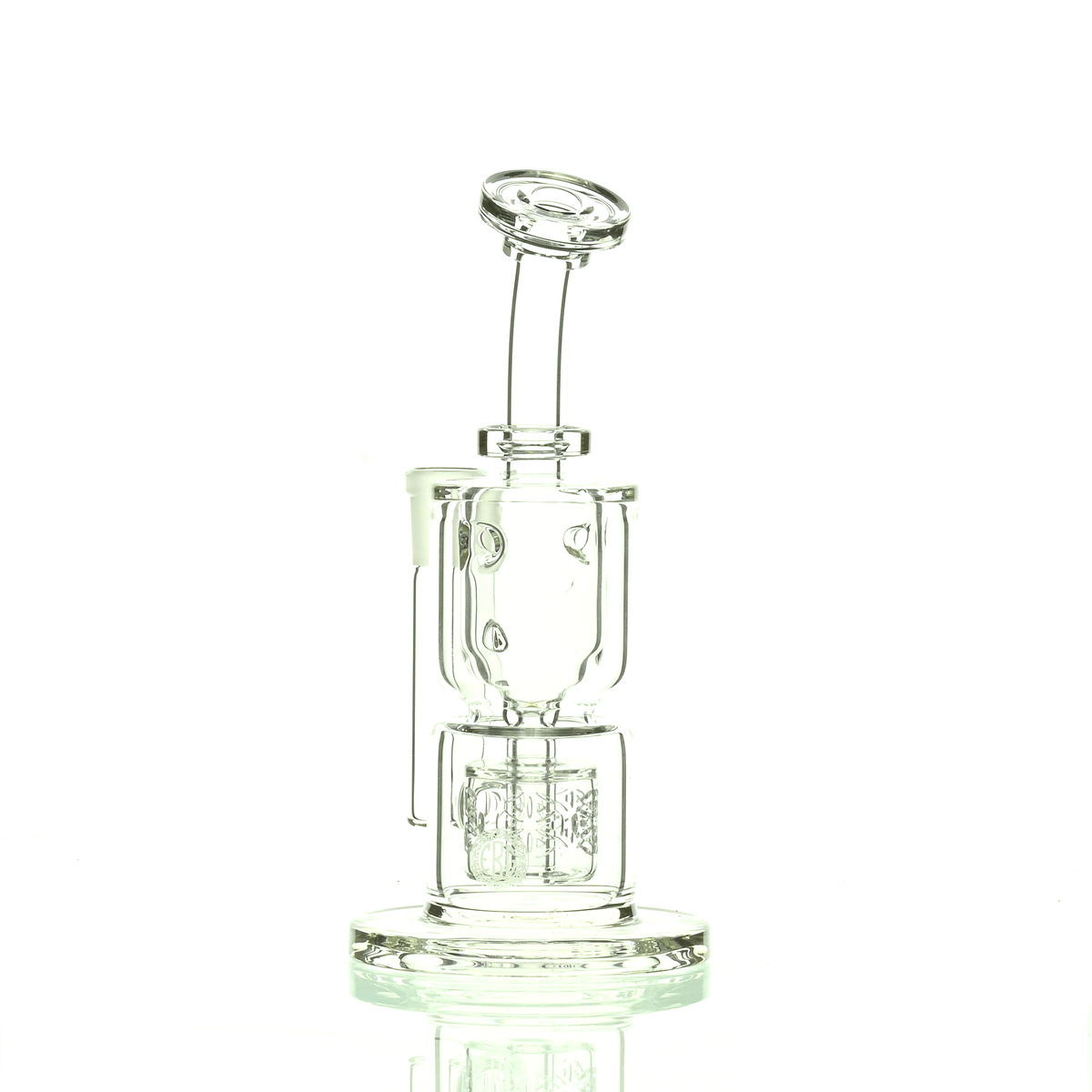 FAT BOY GLASS CLEAR 10MM TAURUS RIG 102 - Smoke Spot Smoke Shop