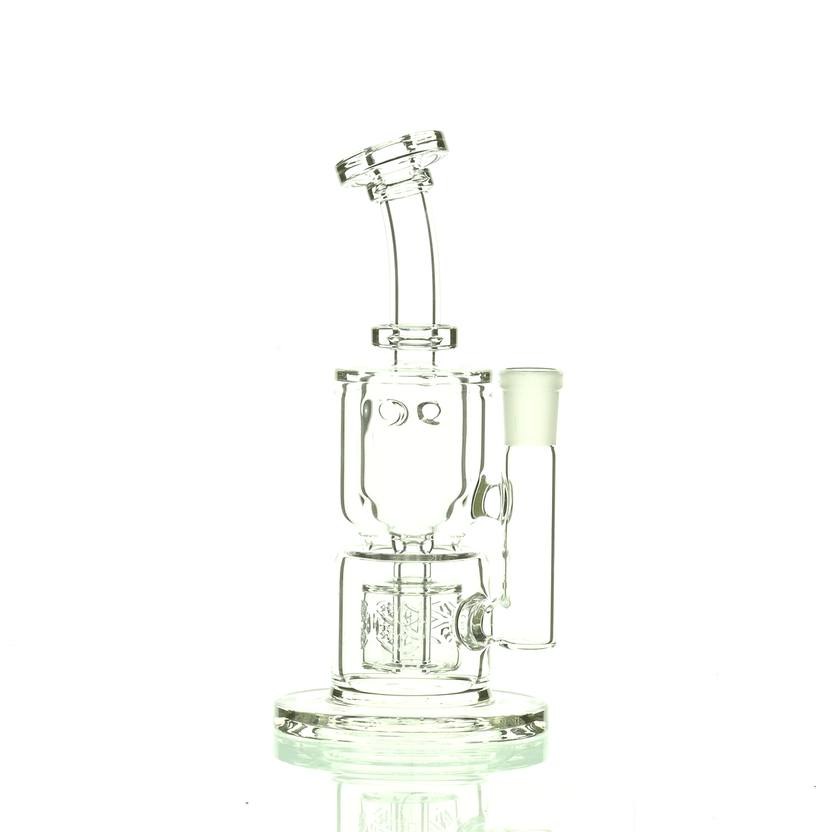 FAT BOY GLASS CLEAR 10MM TAURUS RIG 102 - Smoke Spot Smoke Shop