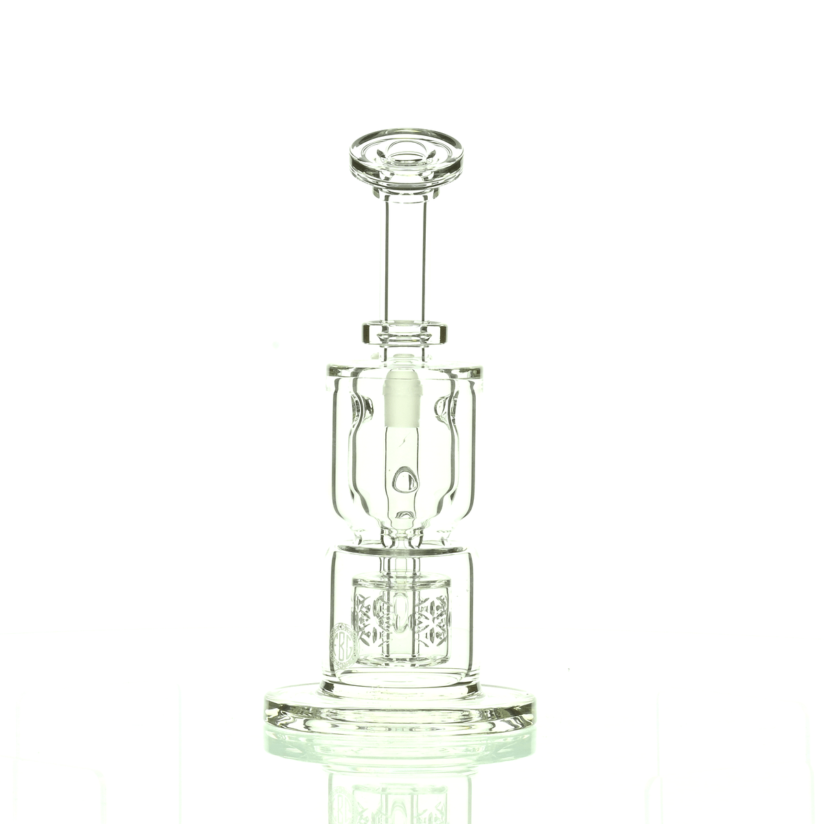 FAT BOY GLASS CLEAR 10MM TAURUS RIG 102 - Smoke Spot Smoke Shop